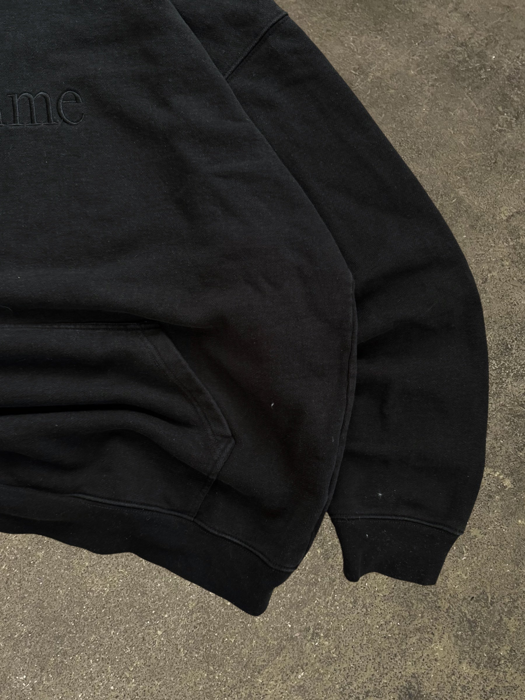 DIME BLACK LOGO HOODIE