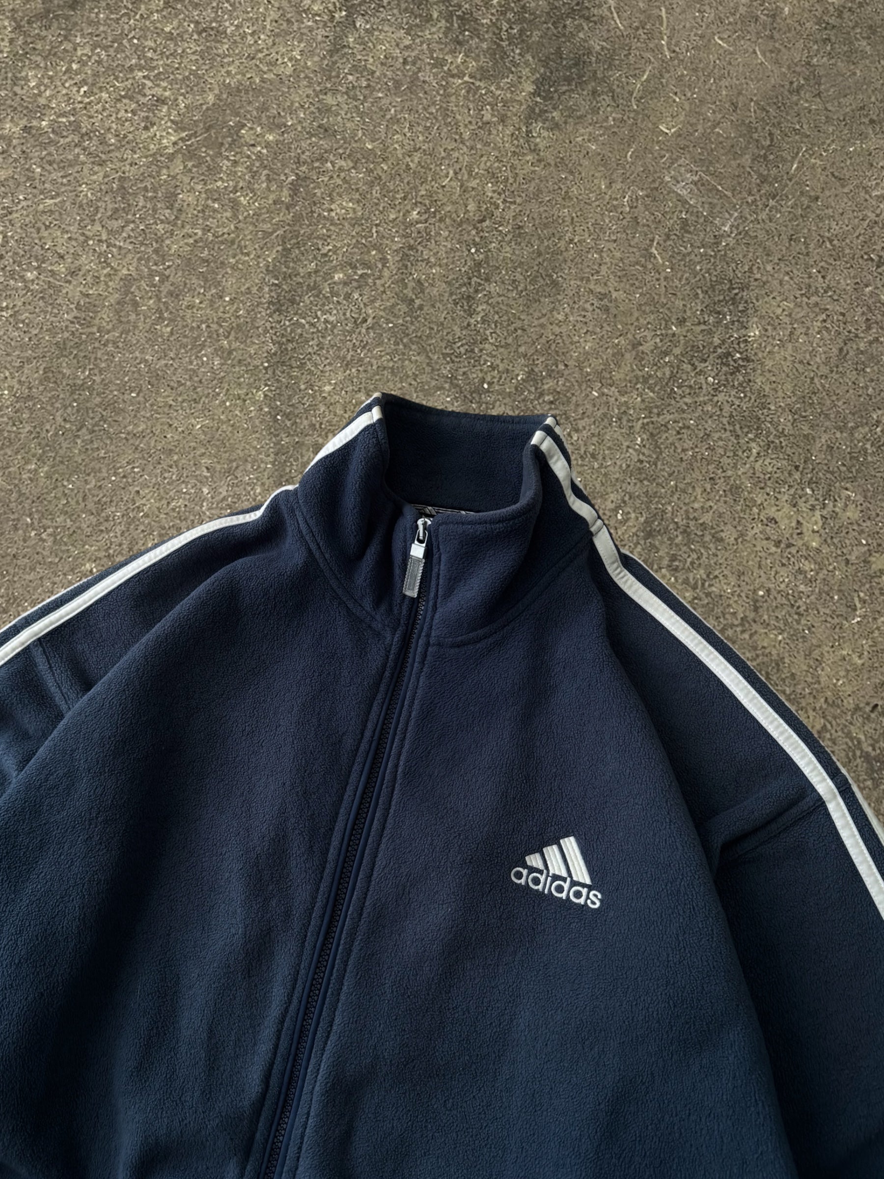 VINTAGE 90S ADIDAS ZIP-UP FLEECE