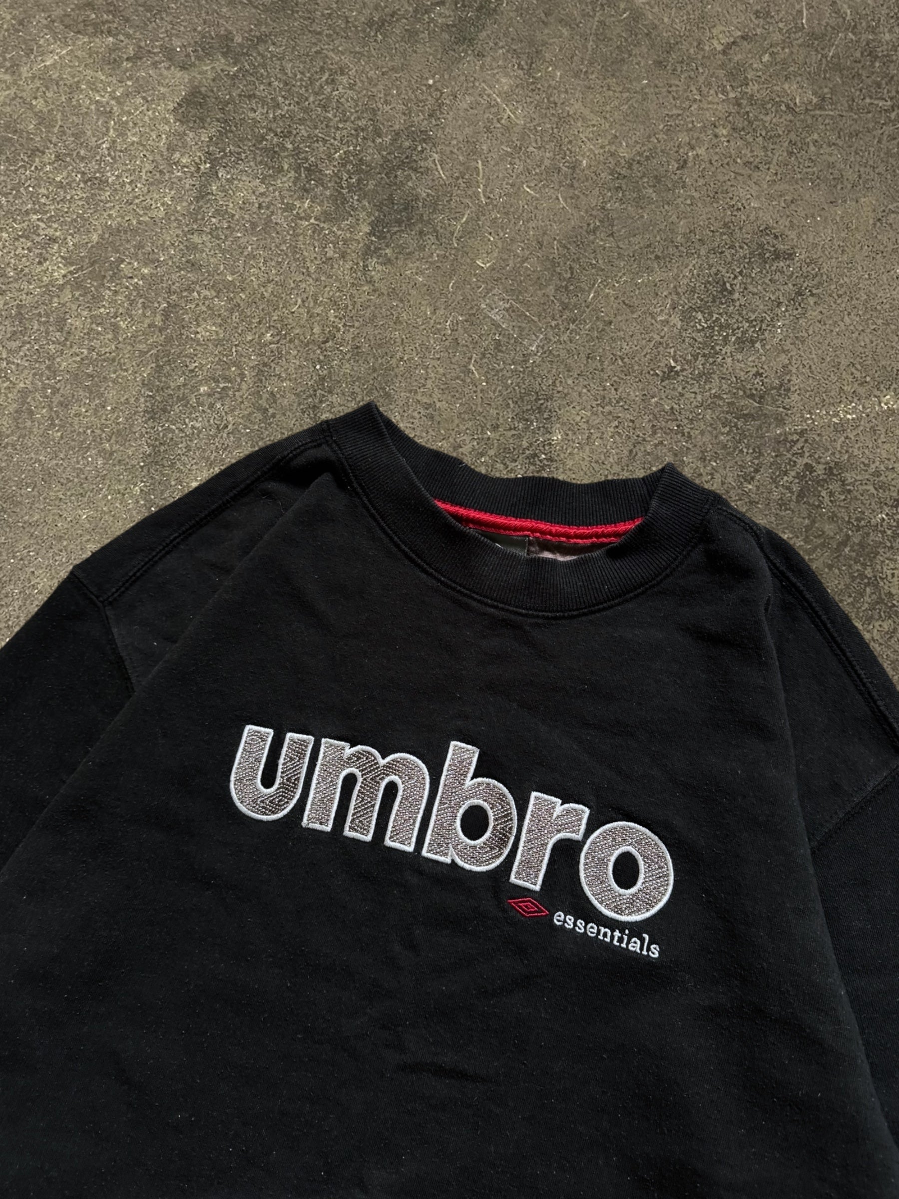VINTAGE BLACK UMBRO SWEATSHIRT