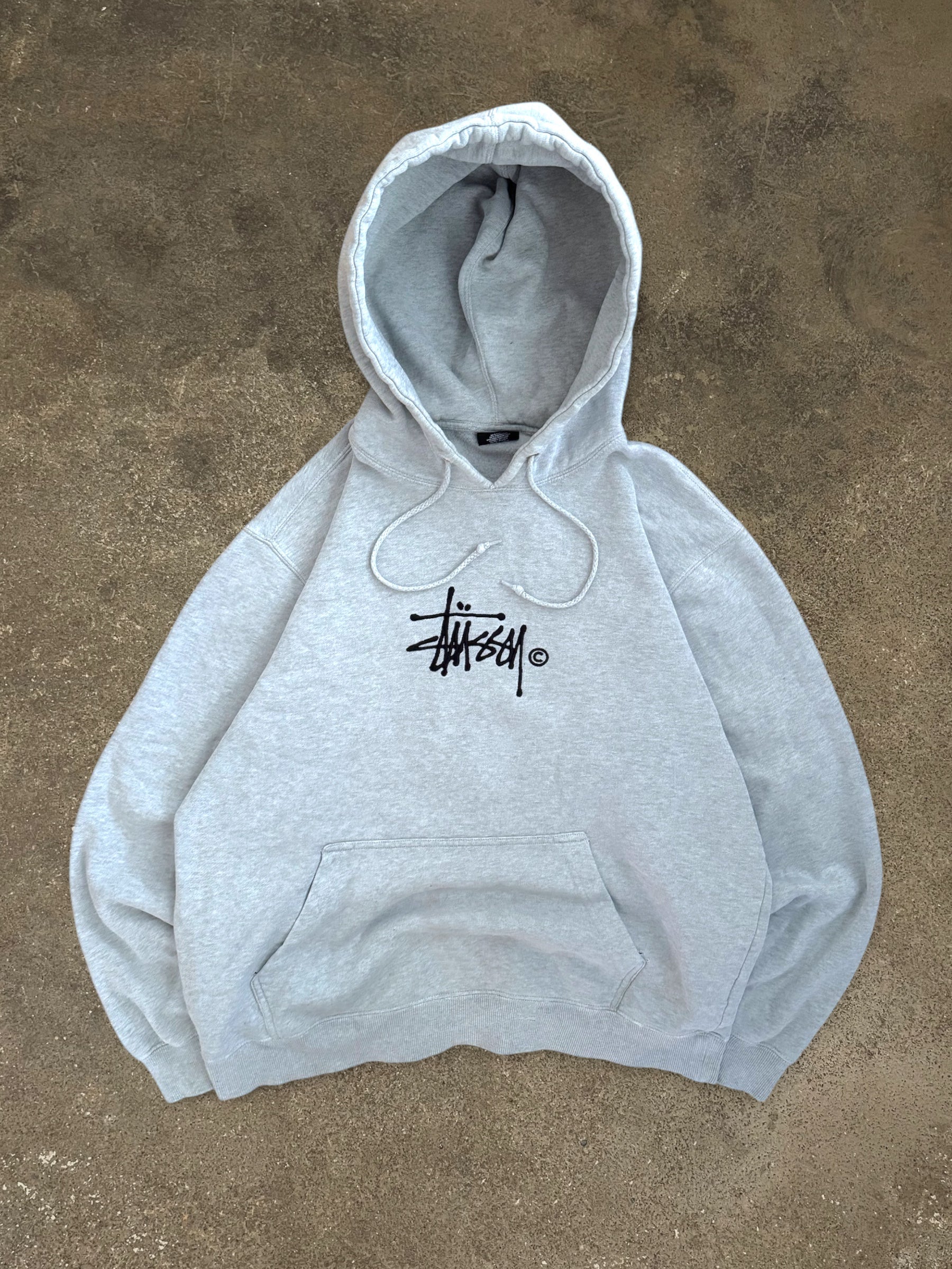 STÜSSY STOCK EMBROIDERED LOGO HOODIE