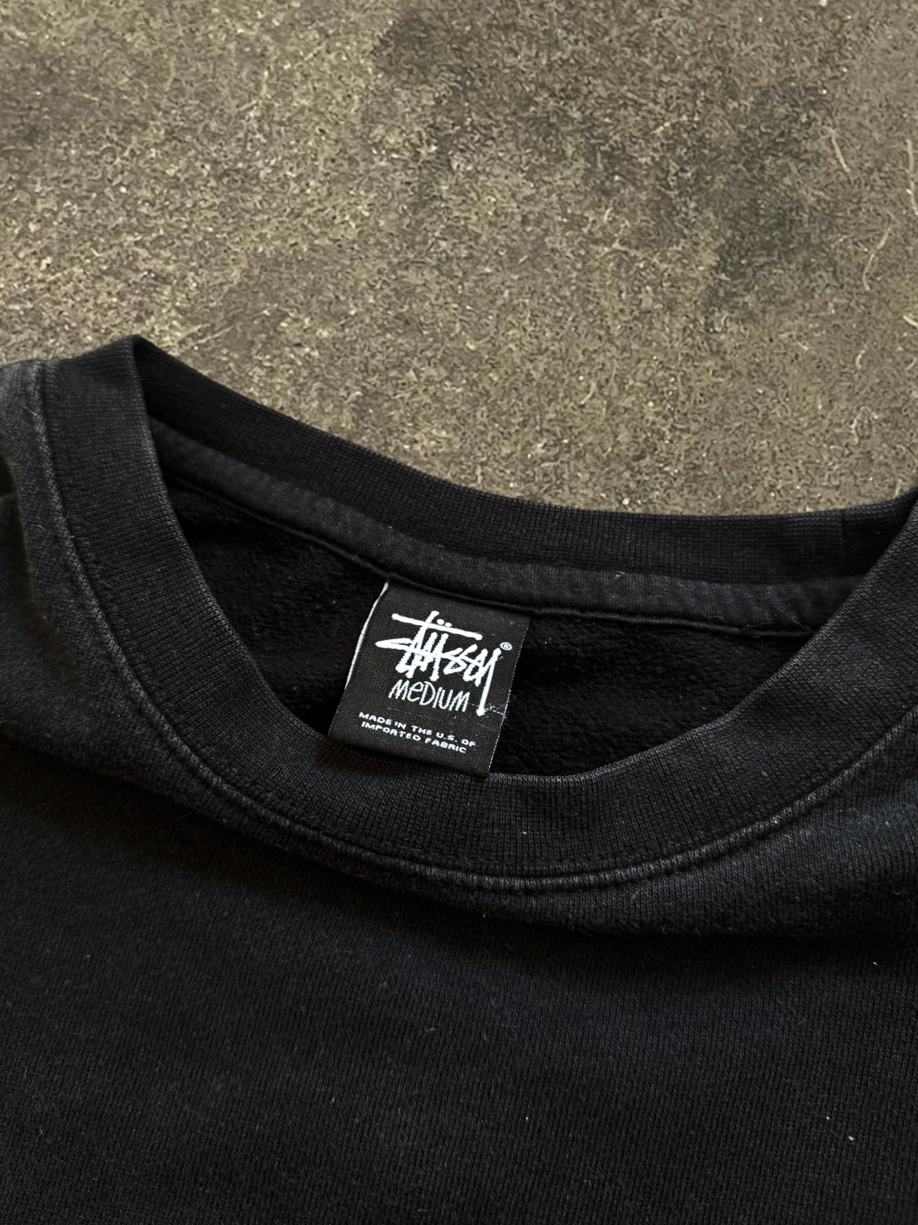 VINTAGE STÜSSY EMBROIDERED LOGO SWEATSHIRT