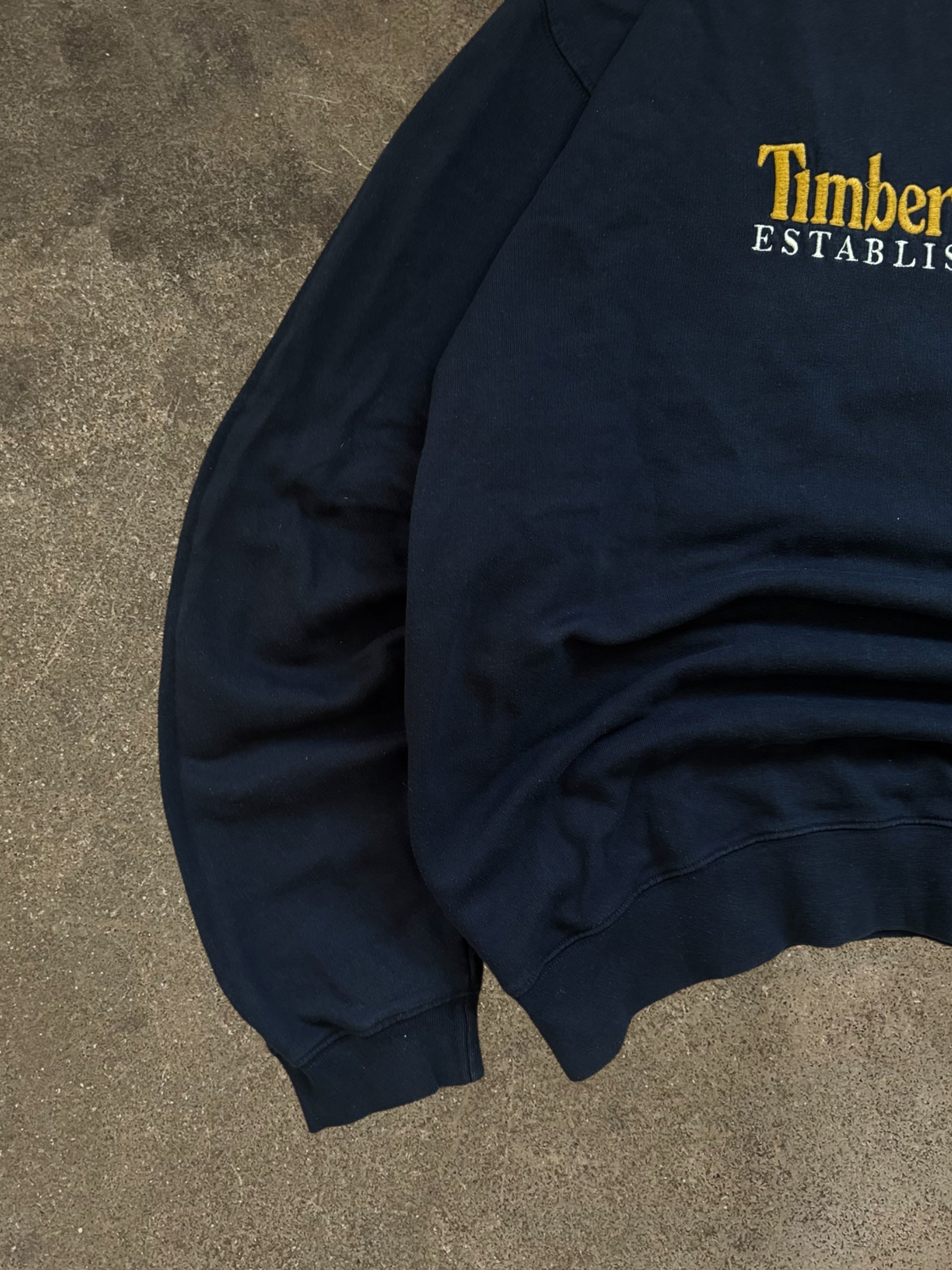 VINTAGE NAVY TIMBERLAND SWEATSHIRT