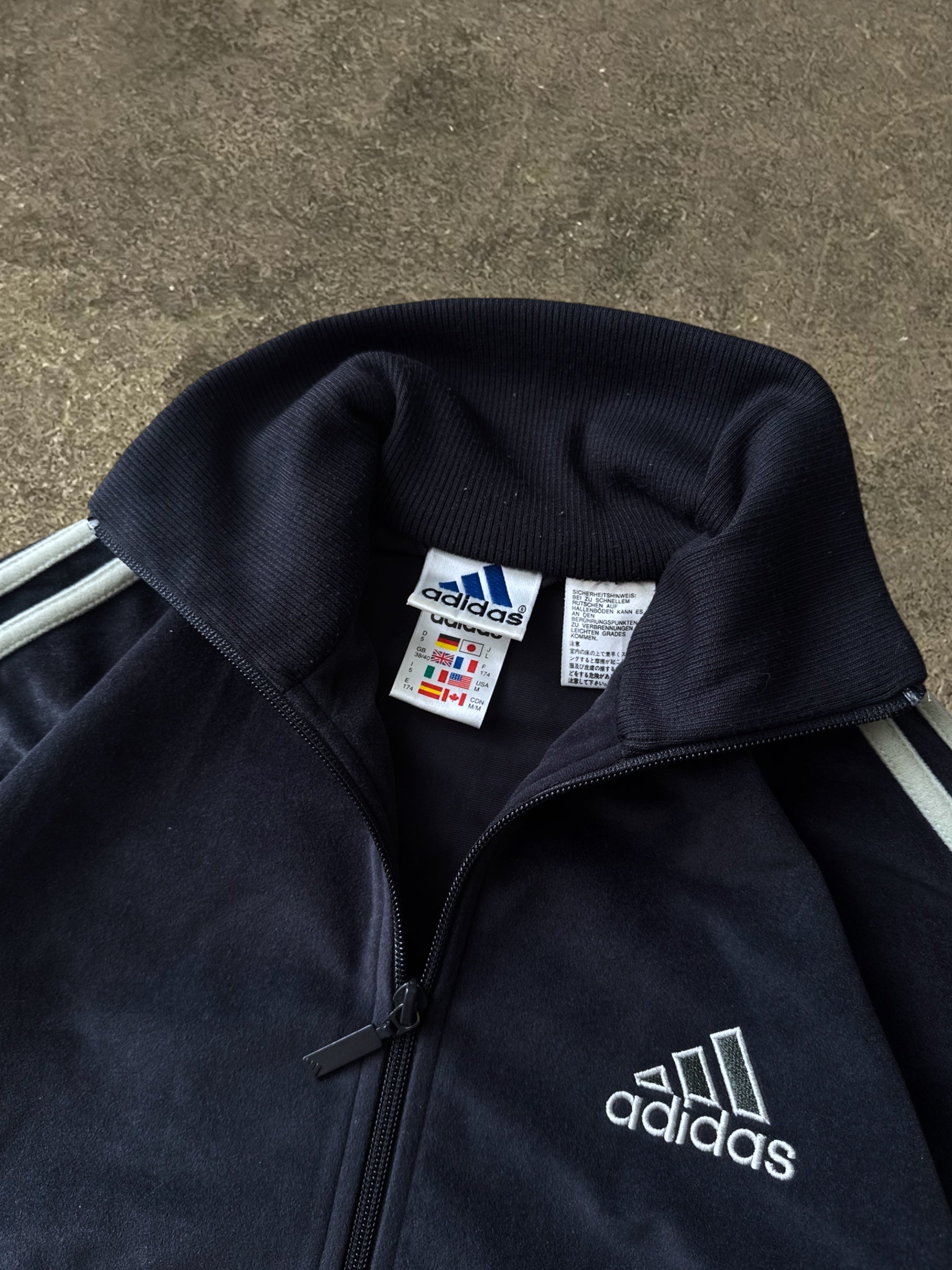 VINTAGE 90S NAVY ADIDAS TRACK JACKET