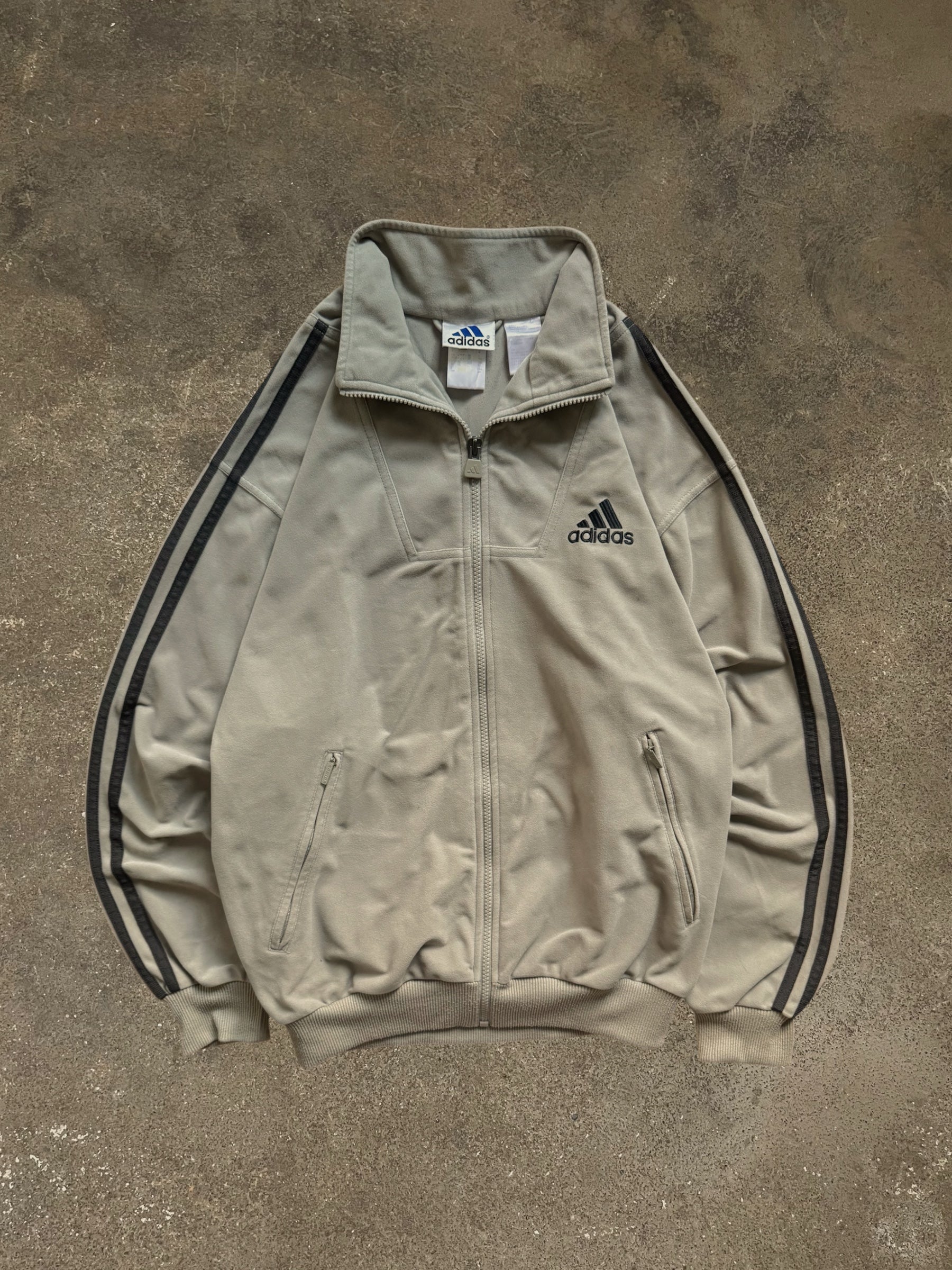 VINTAGE 90S ADIDAS FLEECE TRACK JACKET