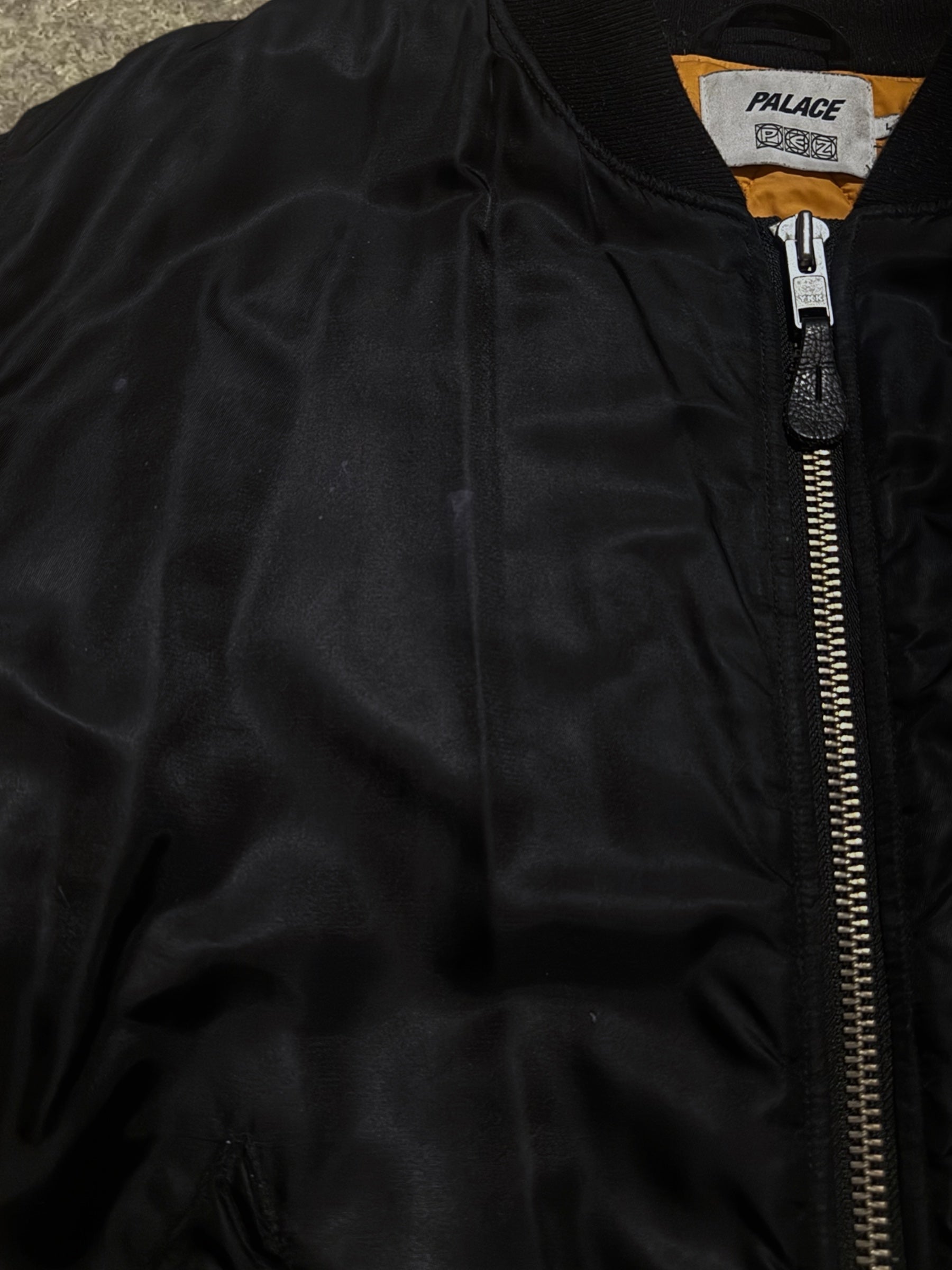 PALACE X PEZ PEZMAN MA1 BOMBER JACKET