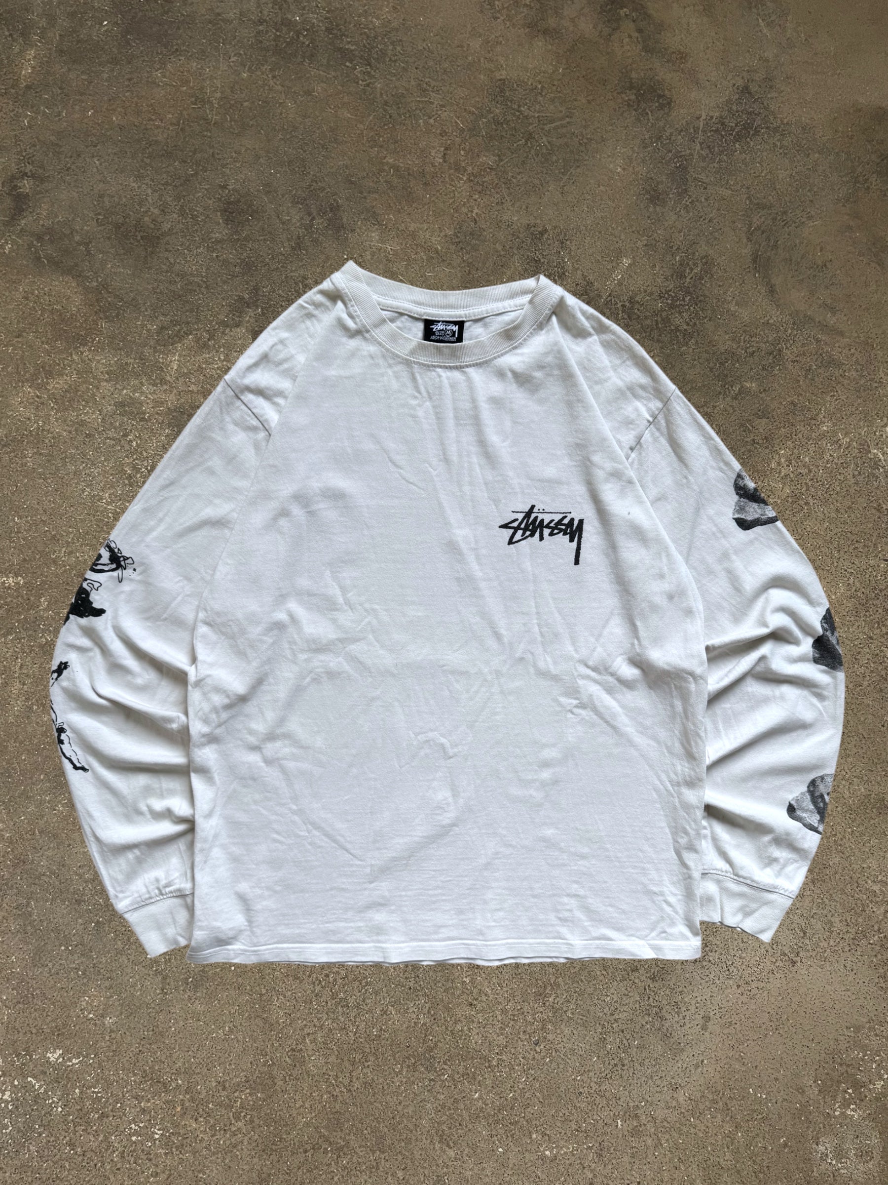 STÜSSY PIGMENT DYED ANGELS LONGSLEEVE