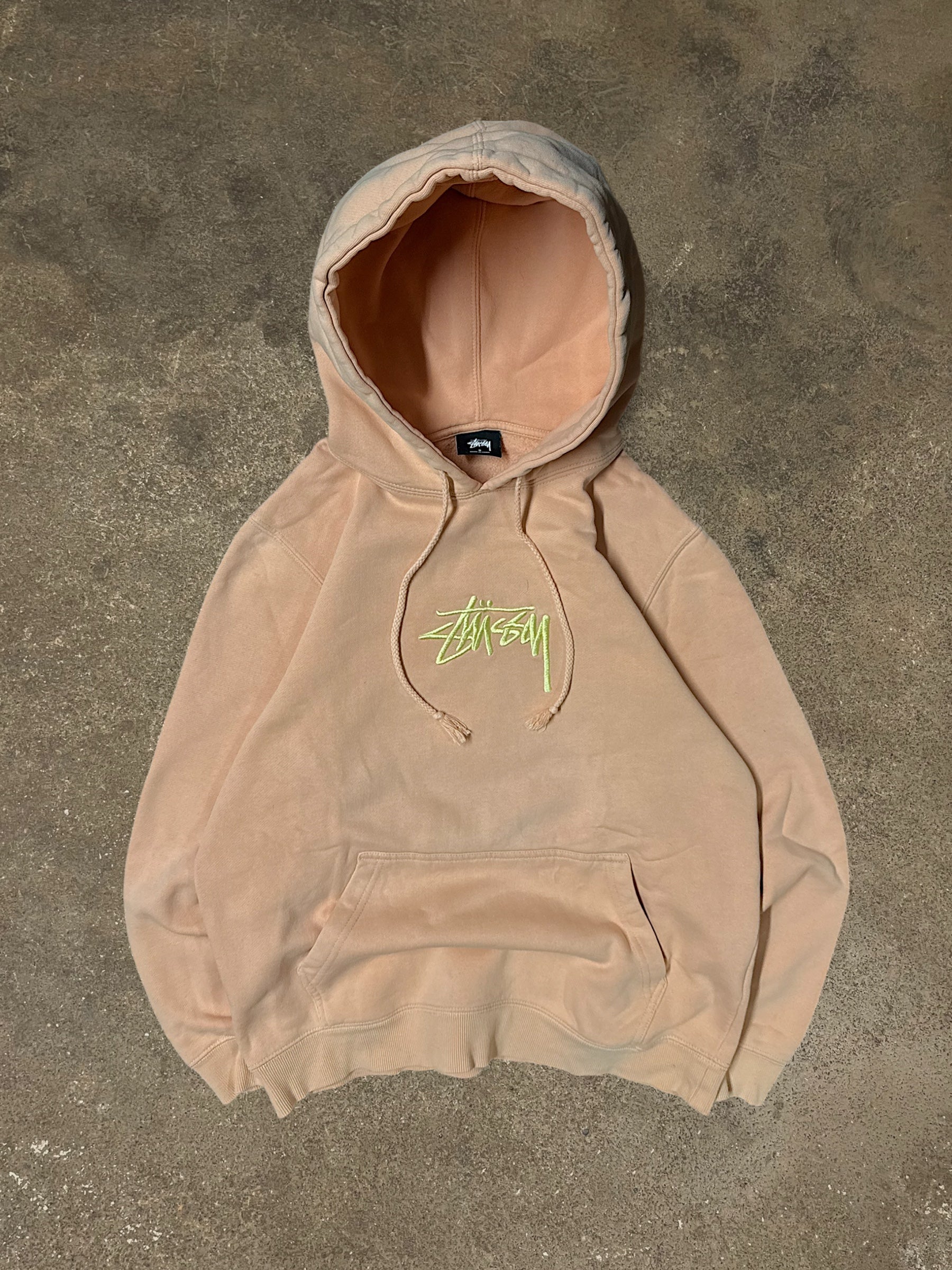 STÜSSY EMBROIDERED LOGO HOODIE