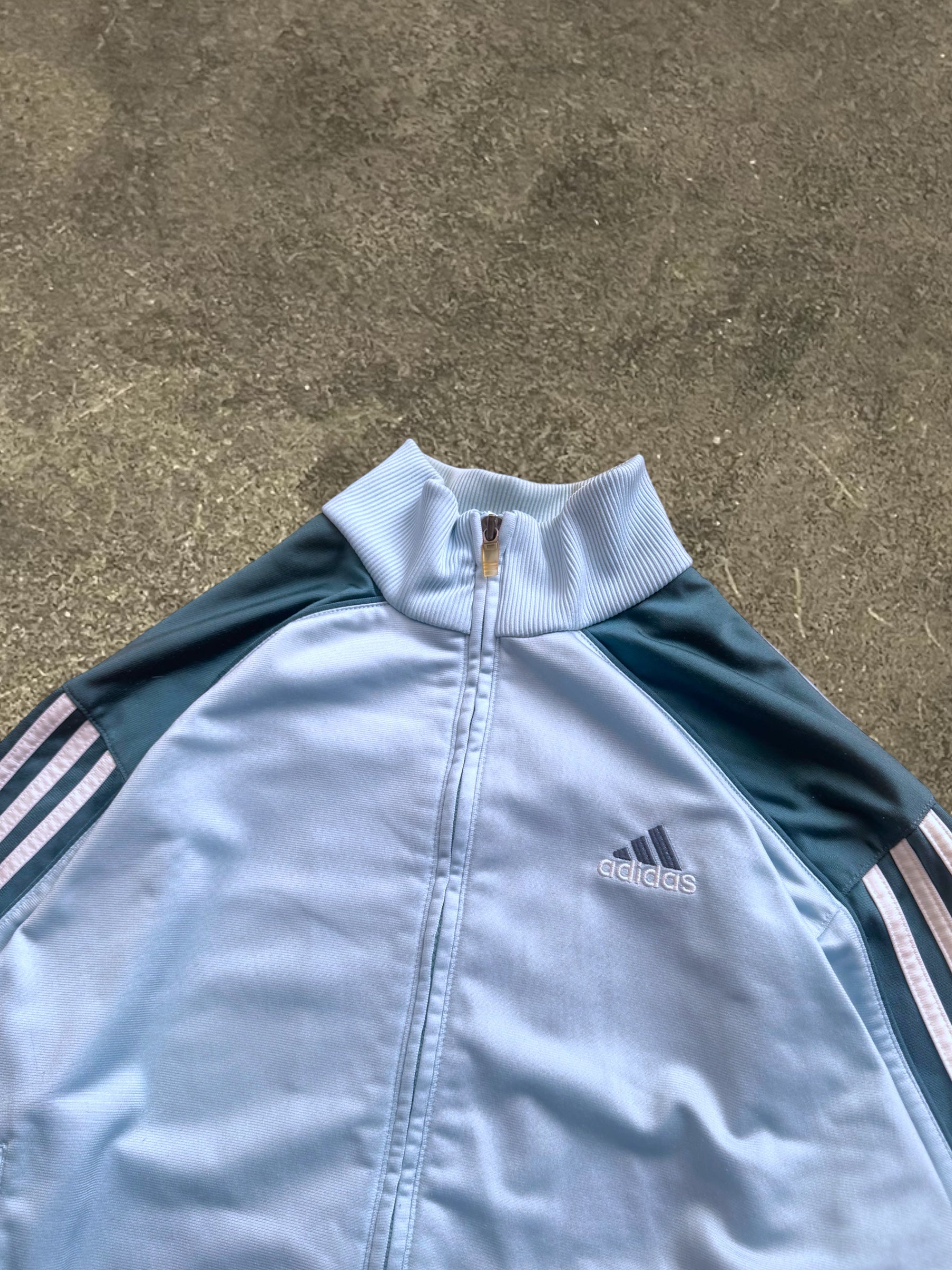 VINTAGE 00S BLUE ADIDAS TRACK JACKET