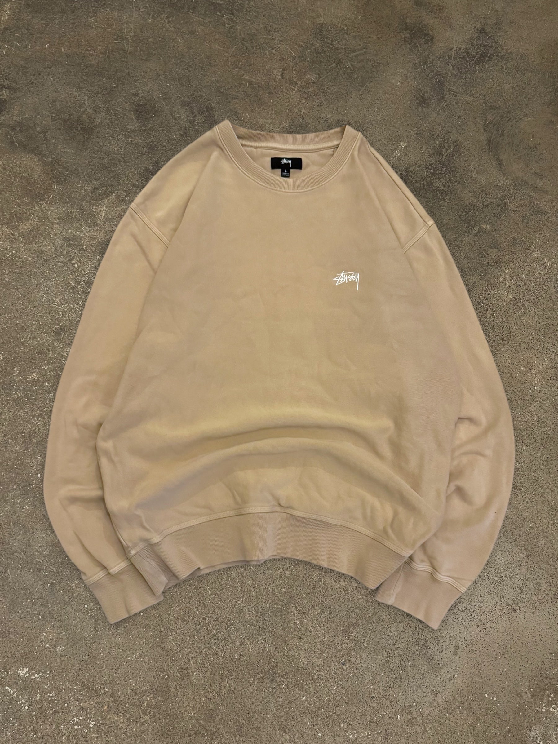 STÜSSY STOCK LOGO SWEATSHIRT