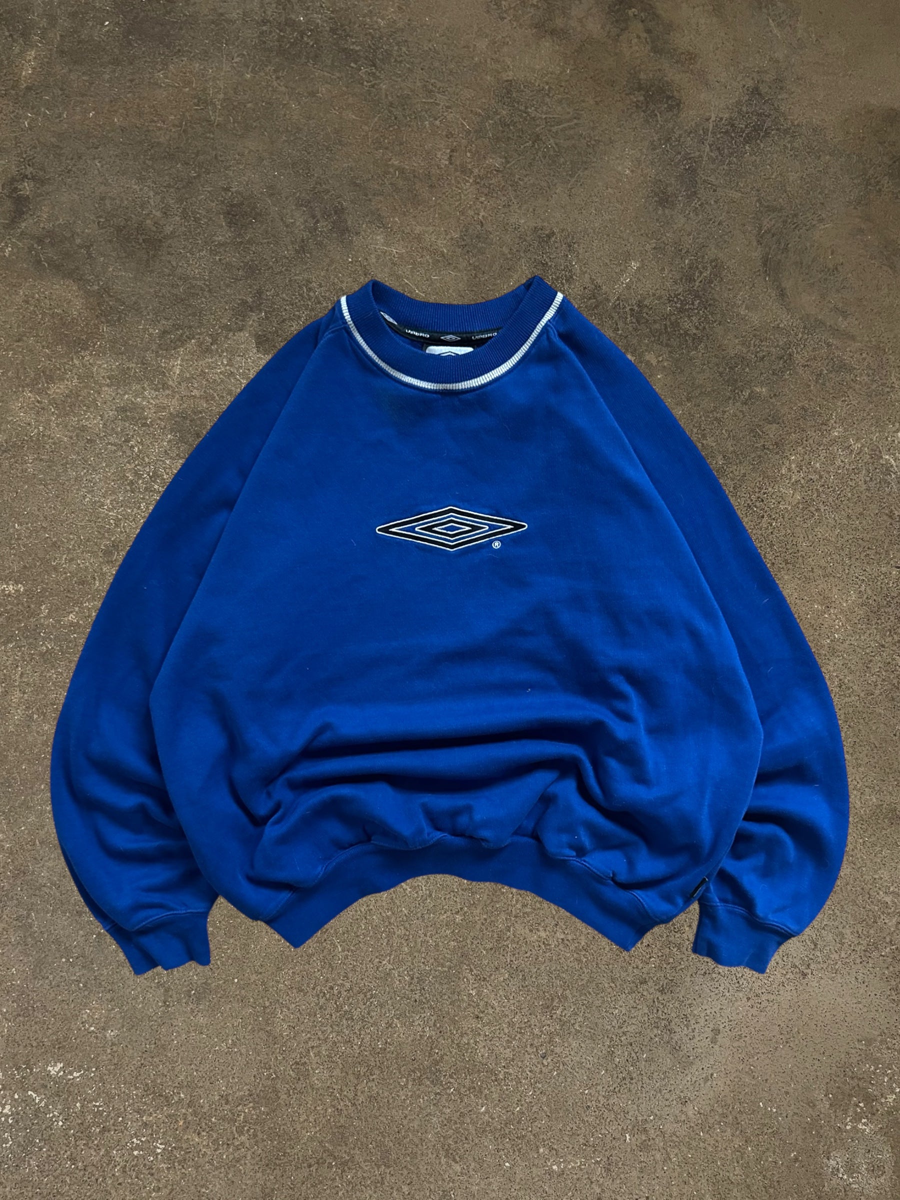 VINTAGE BLUE UMBRO LOGO SWEATSHIRT