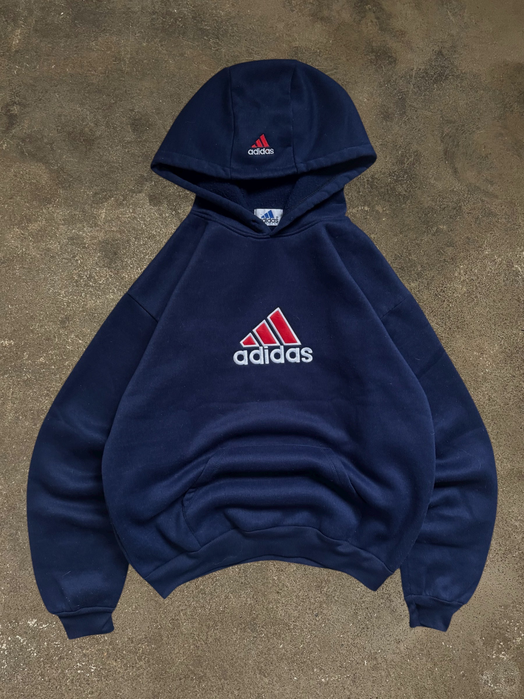 VINTAGE ADIDAS EQUIPMENT LOGO HOODIE