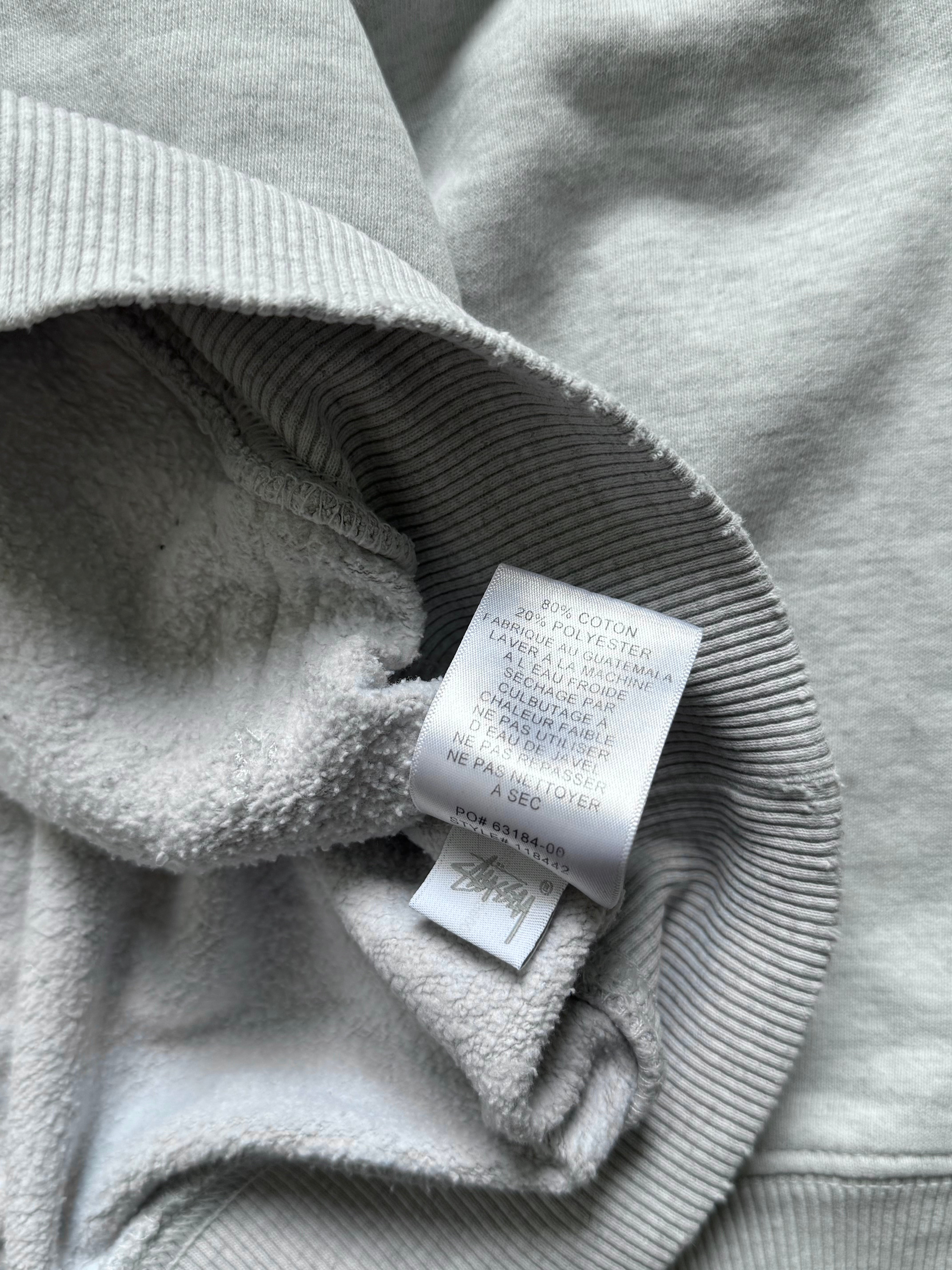STÜSSY GREY DESIGNS HOODIE