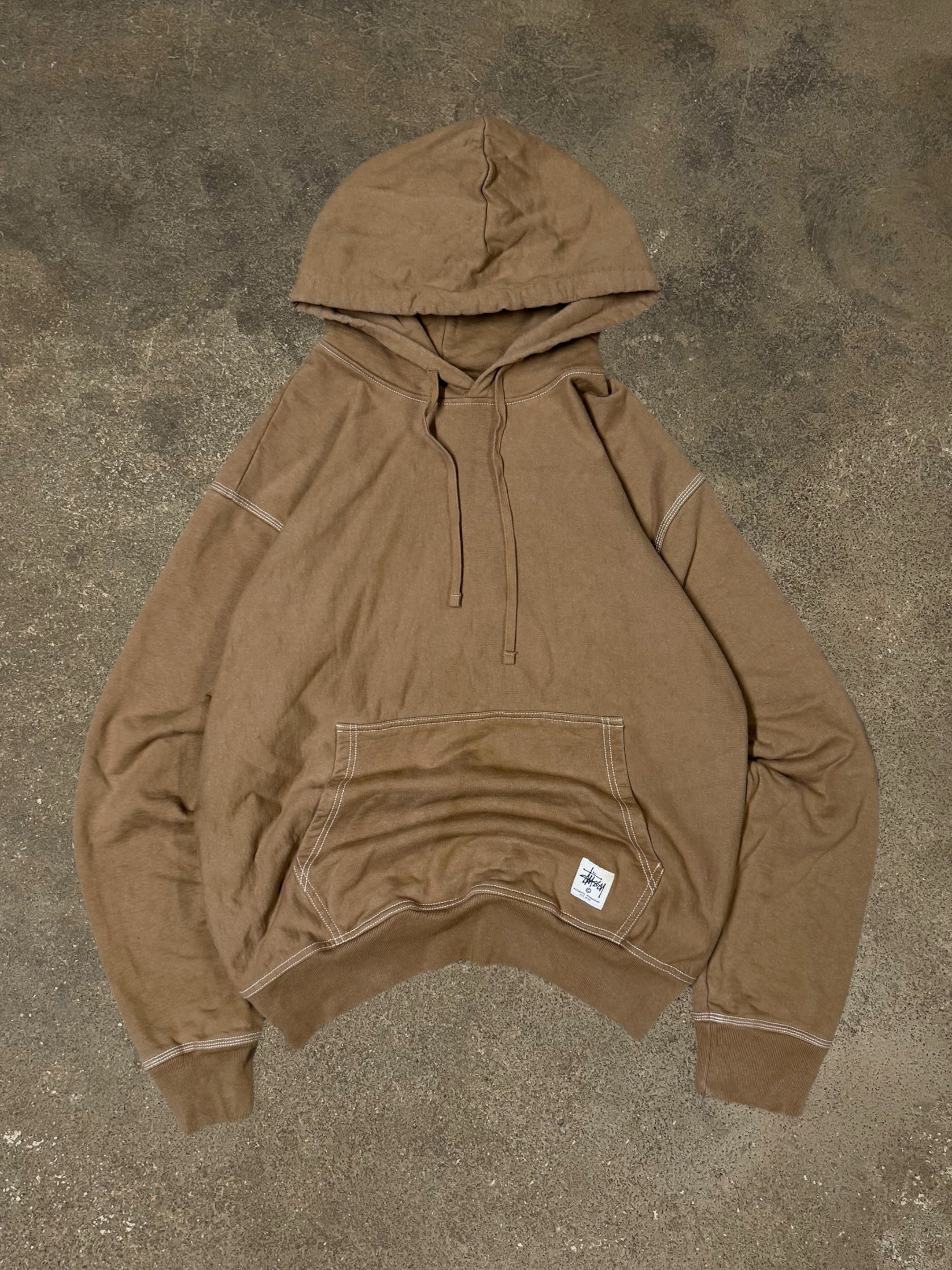 STÜSSY CONTRAST STITCH HOODIE
