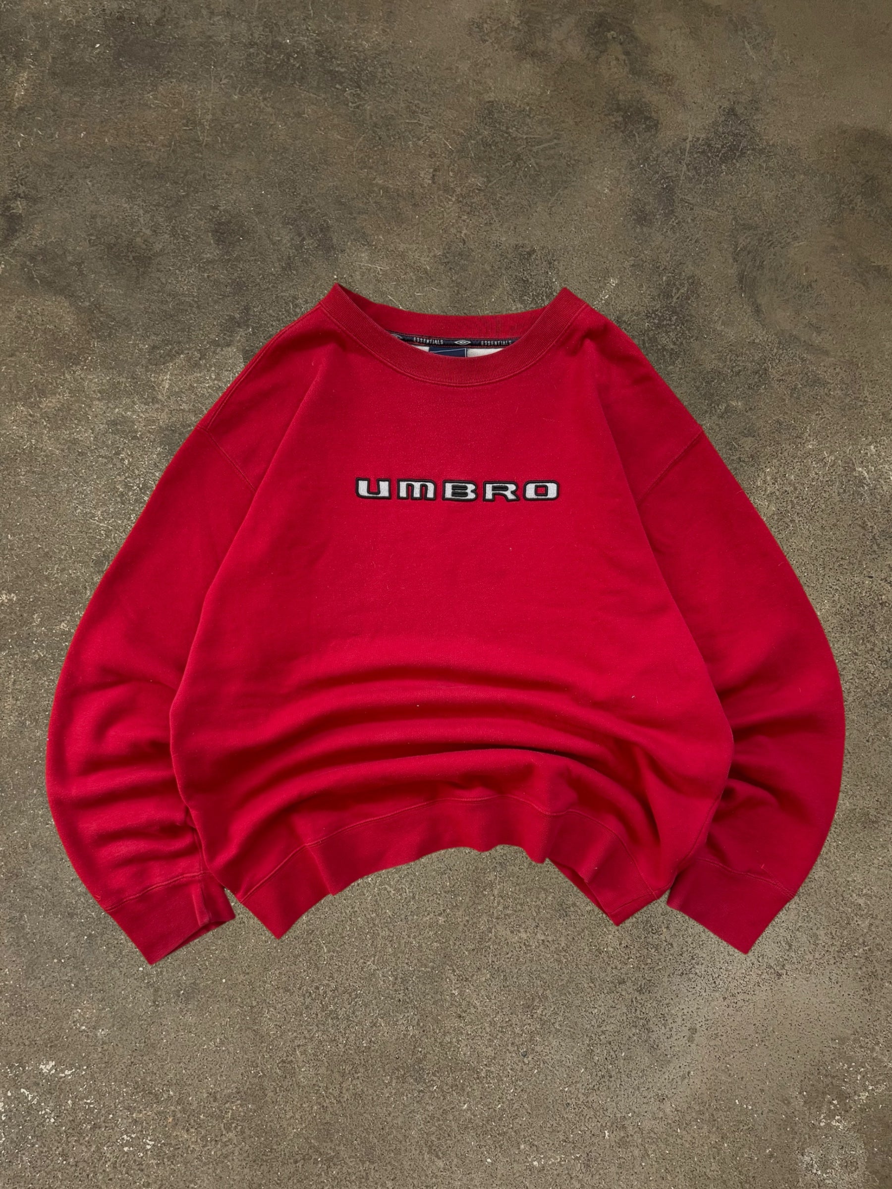 VINTAGE RED UMBRO SWEATSHIRT