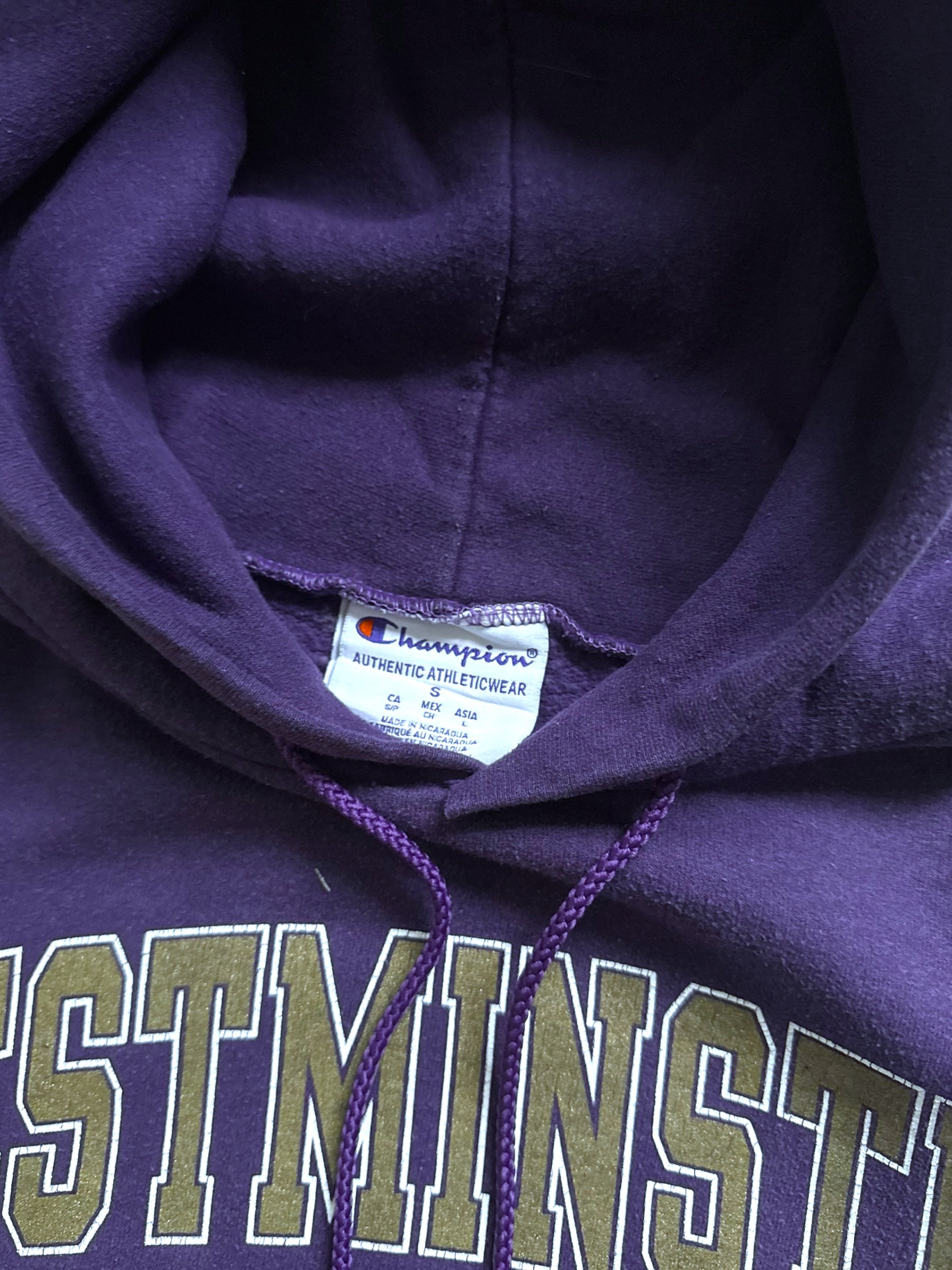 VINTAGE CHAMPION ”WESTMINISTER COLLEGE” HOODIE
