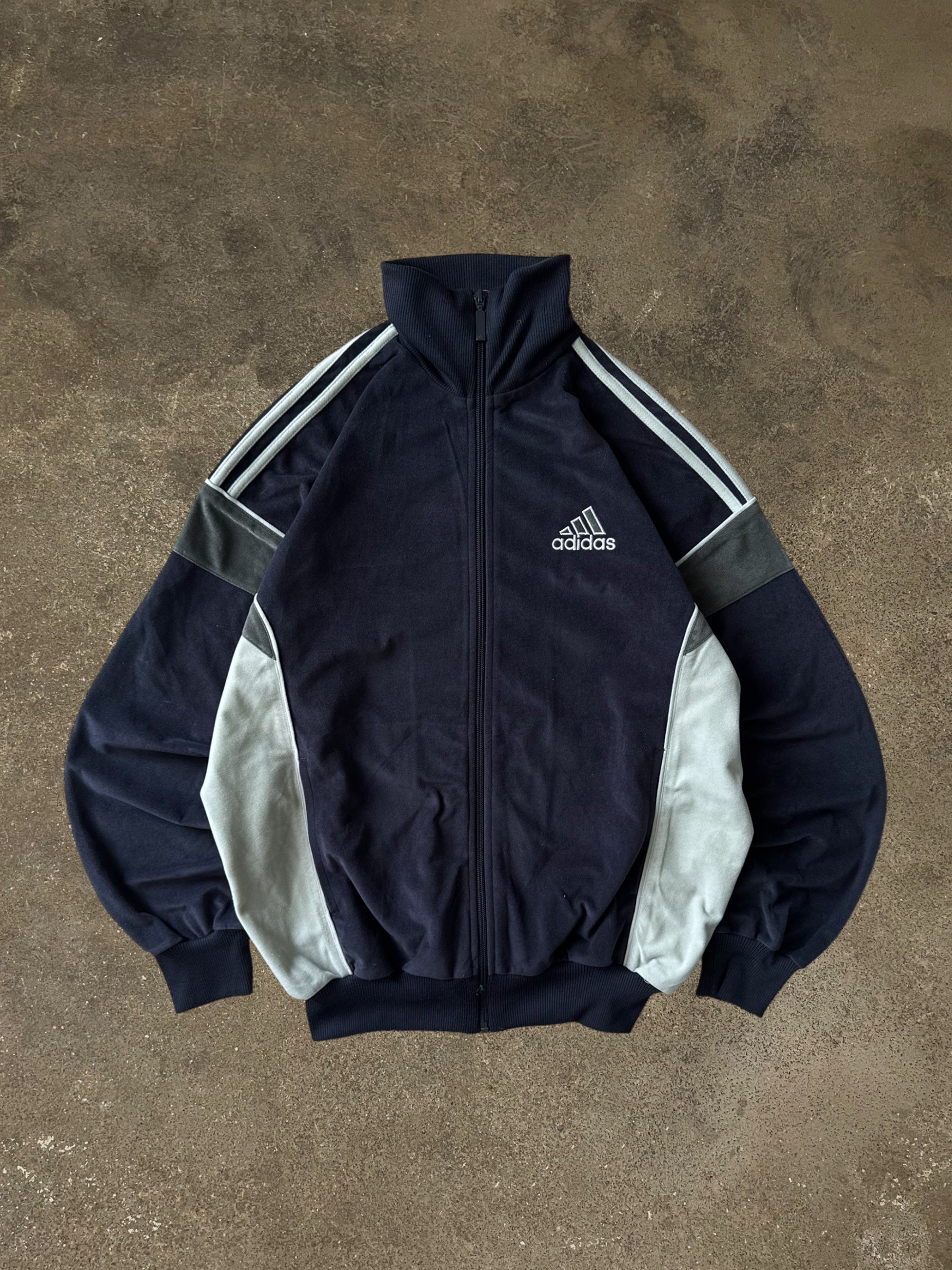 VINTAGE 90S NAVY ADIDAS TRACK JACKET