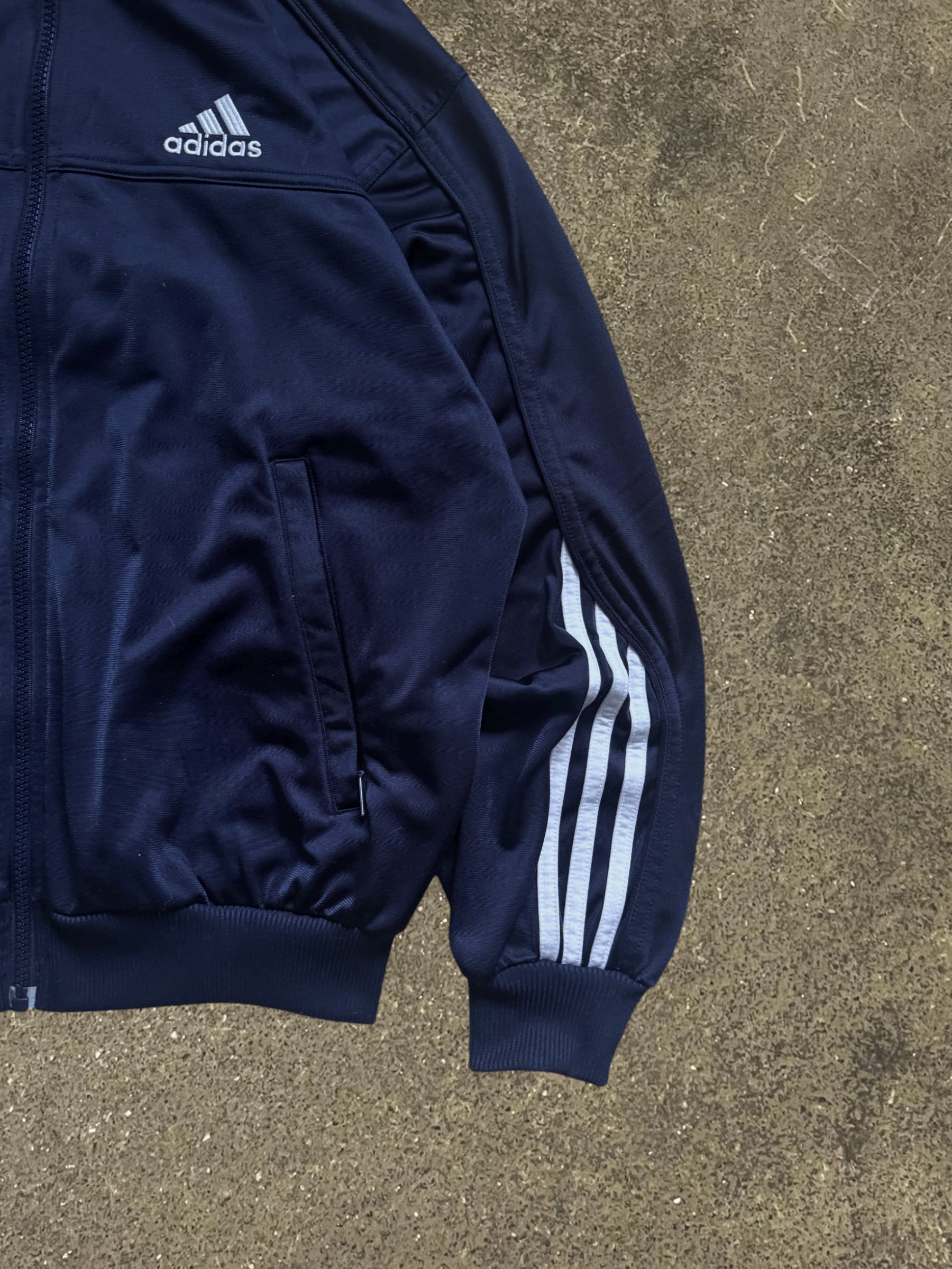 VINTAGE 90S NAVY ADIDAS TRACK JACKET