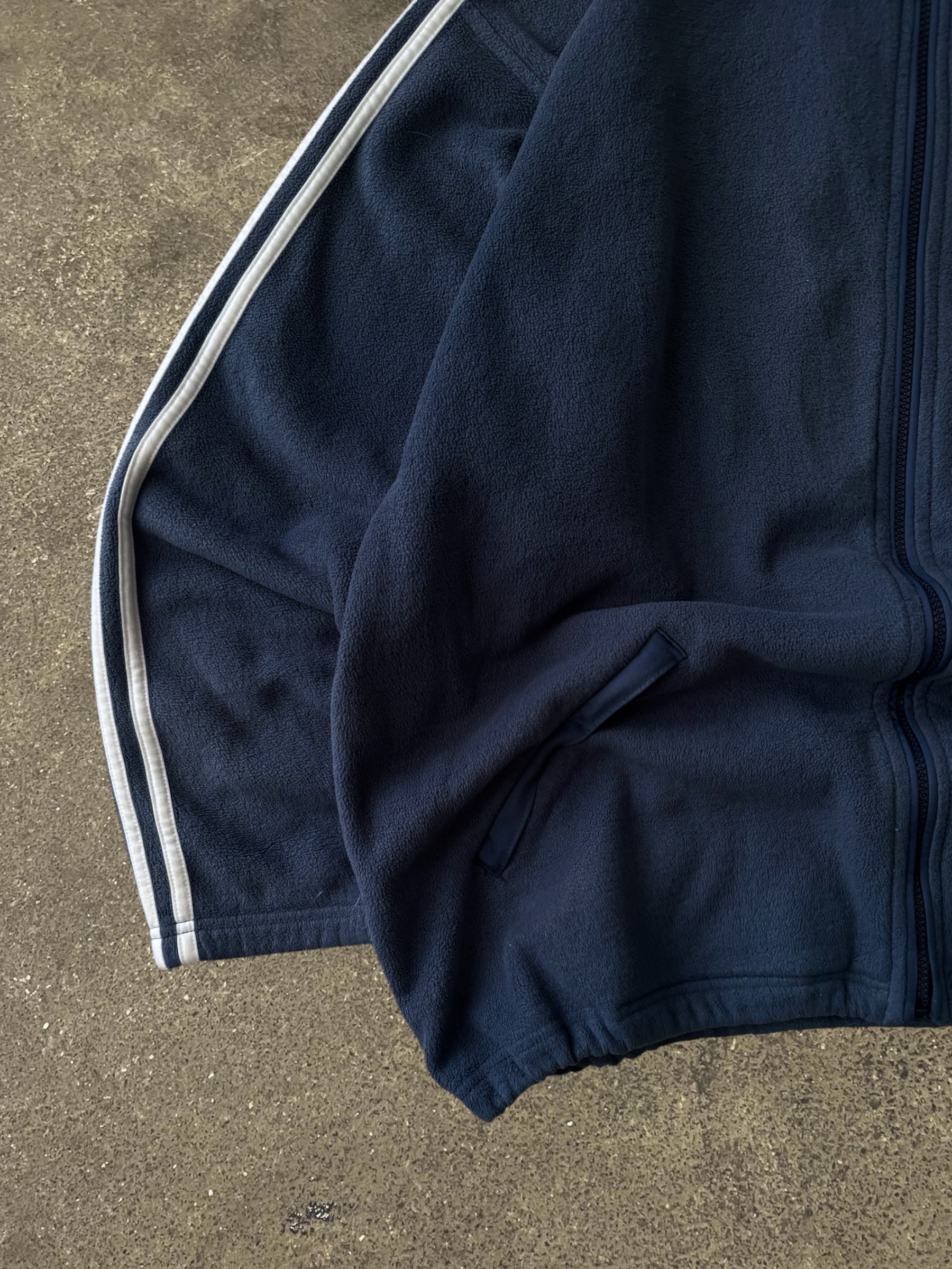 VINTAGE 90S ADIDAS ZIP-UP FLEECE