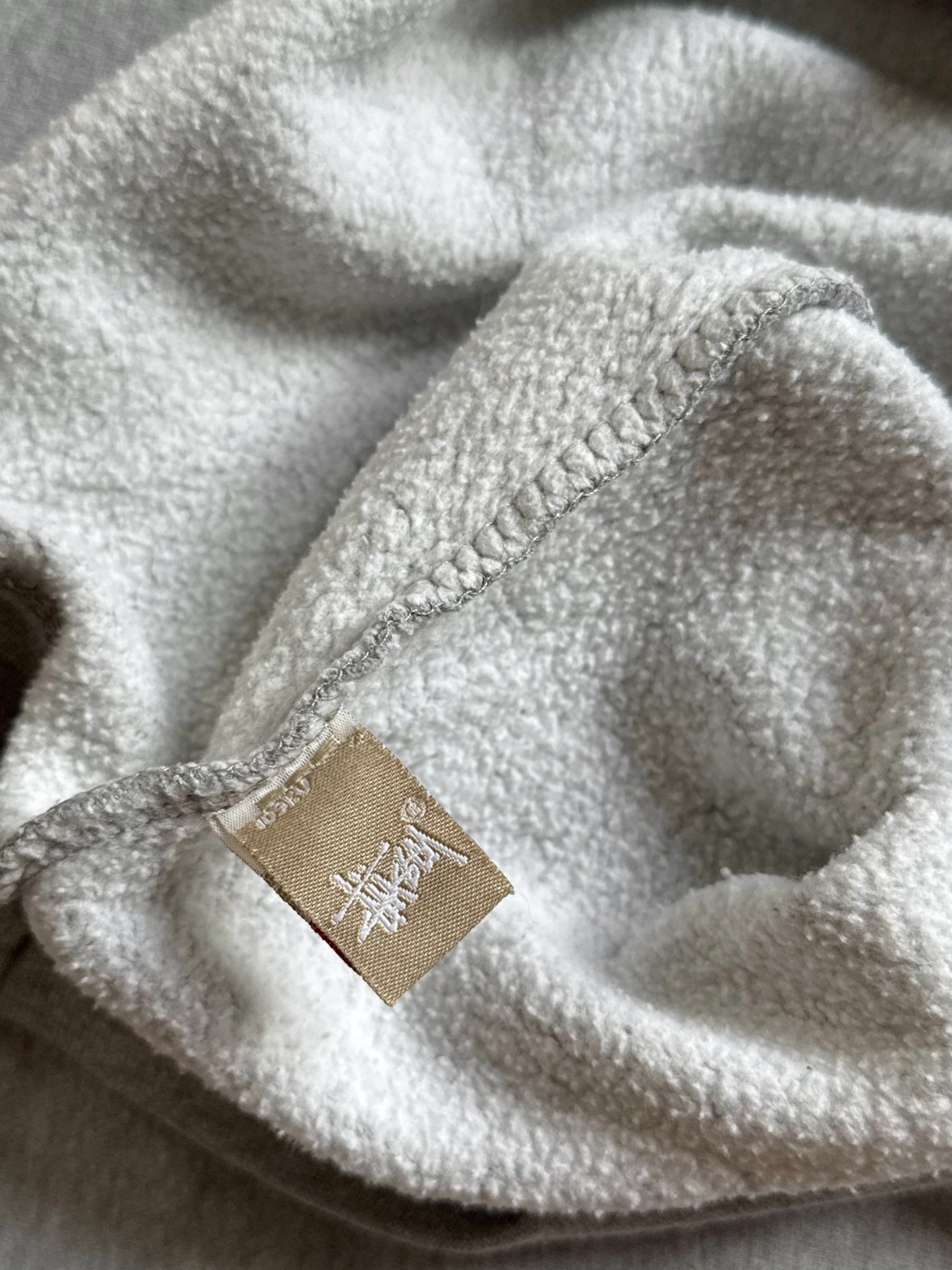 VINTAGE STÜSSY GREY BASIC LOGO SWEATSHIRT