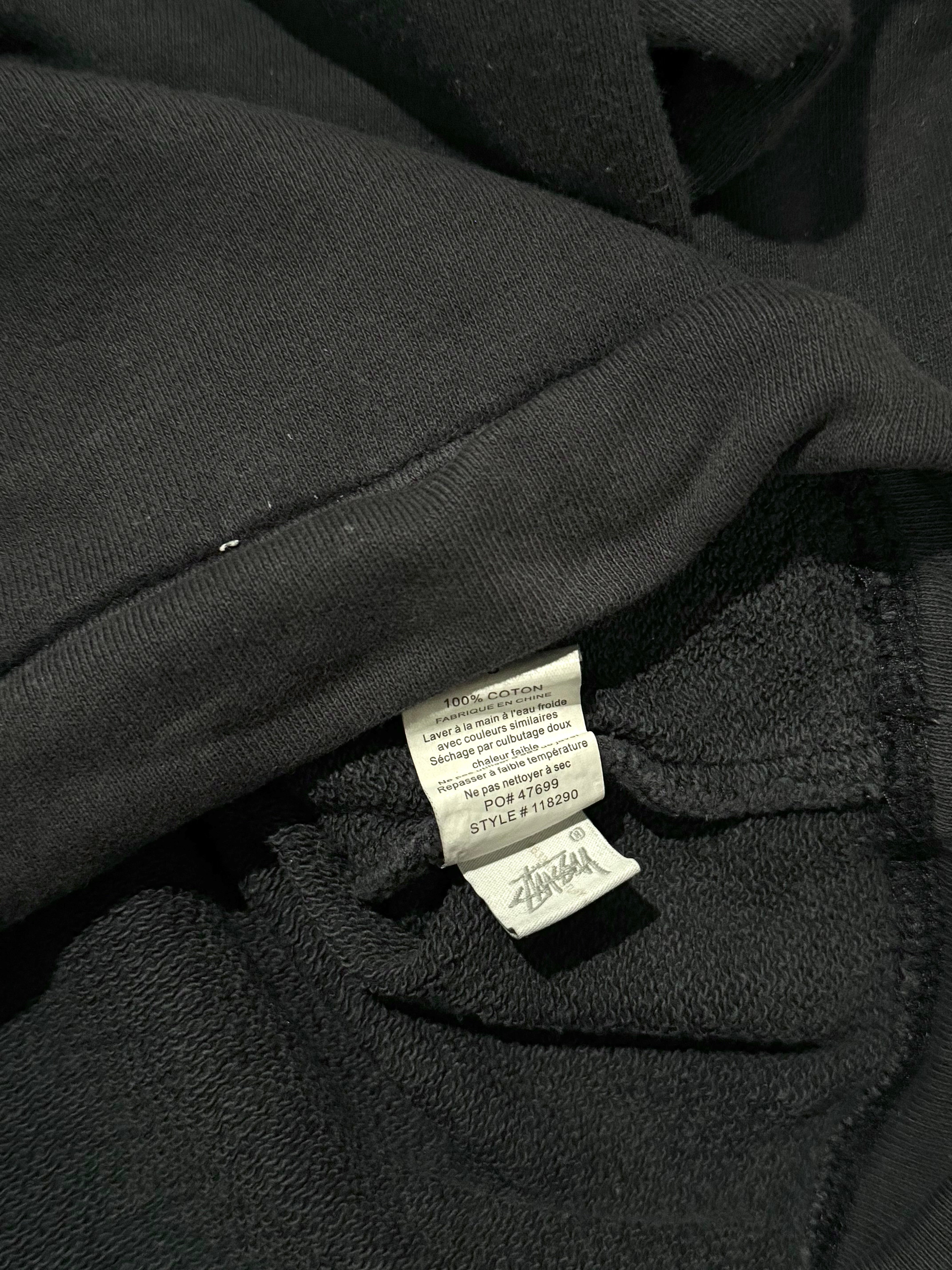 VINTAGE STÜSSY TWO TONE BASIC LOGO HOODIE