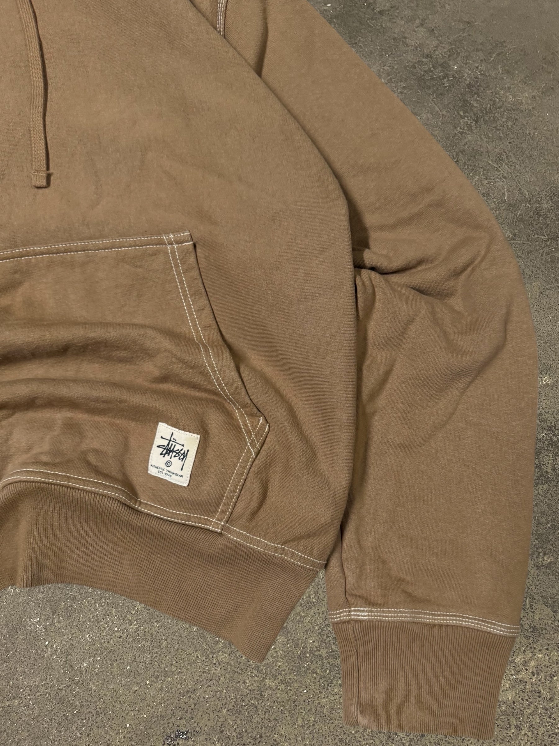 STÜSSY CONTRAST STITCH HOODIE