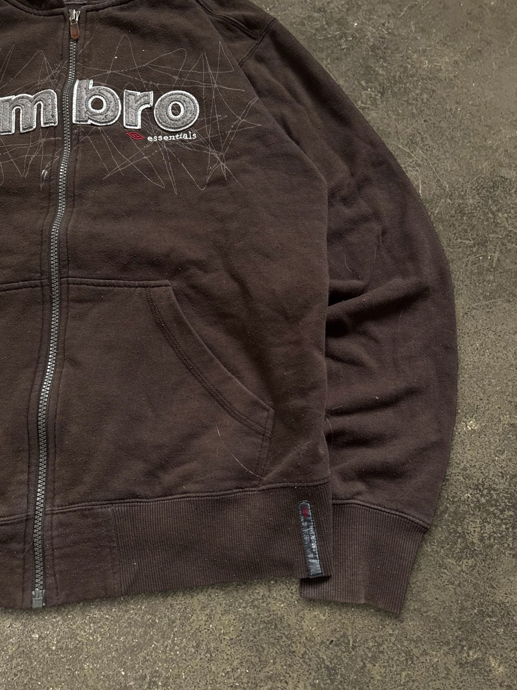VINTAGE UMBRO ZIP-UP HOODIE