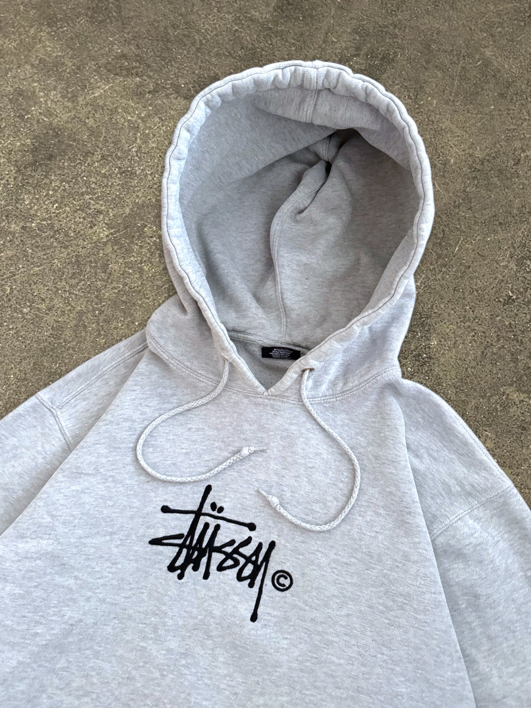 STÜSSY STOCK EMBROIDERED LOGO HOODIE