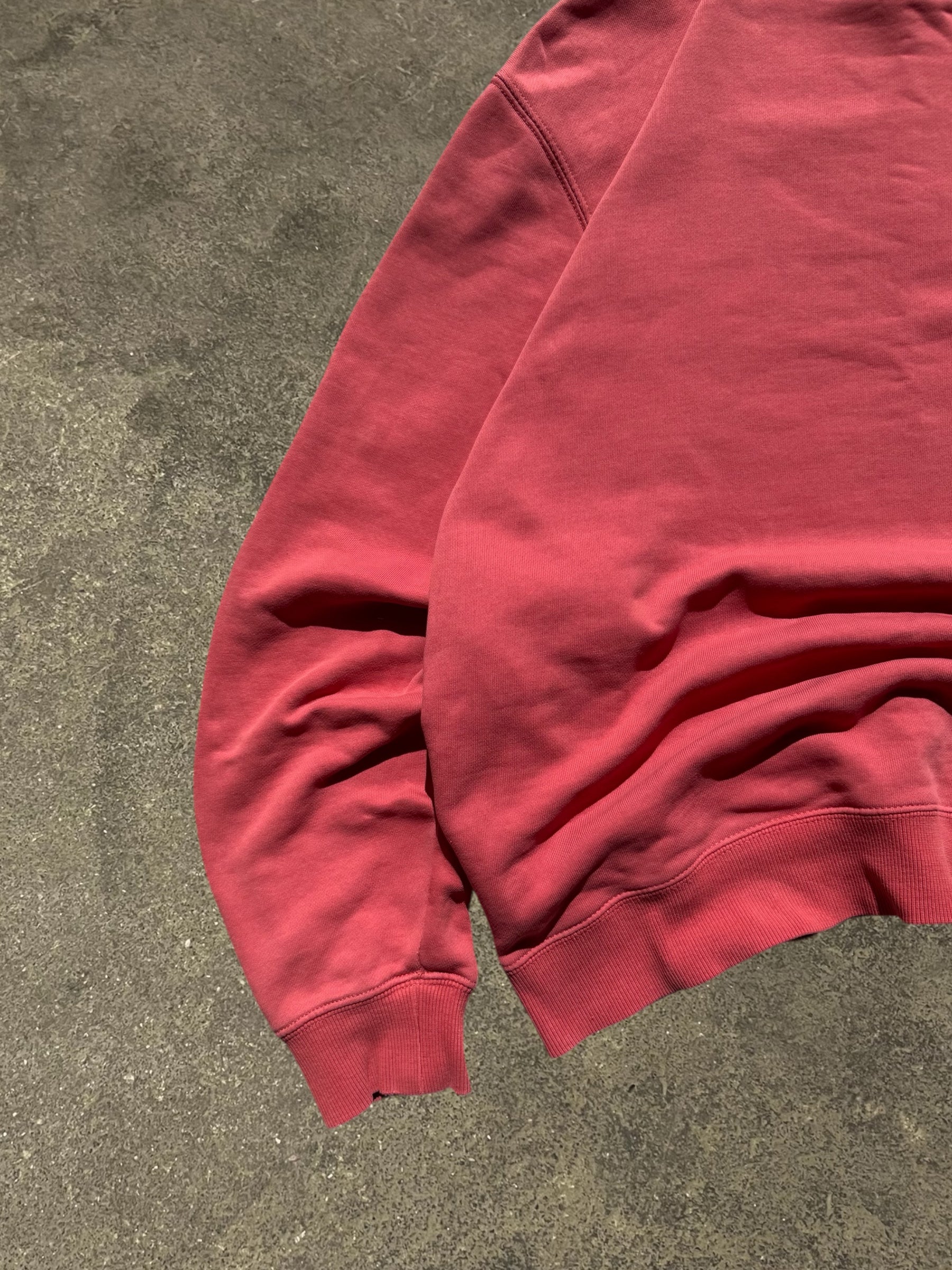 STÜSSY PINK BASIC LOGO SWEATSHIRT