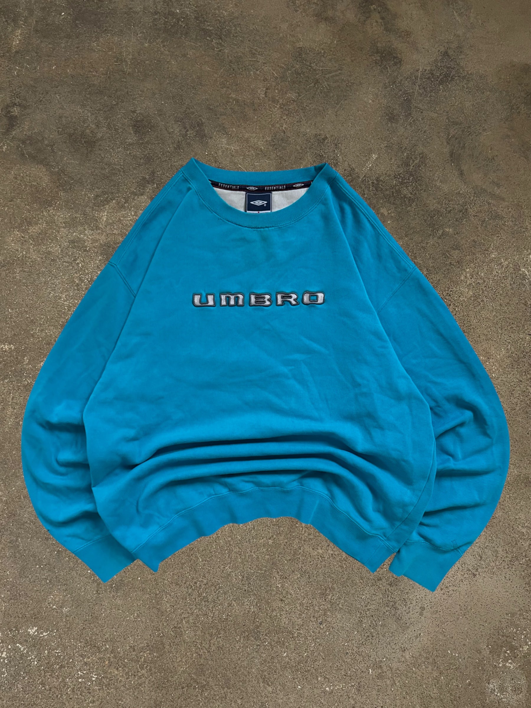 VINTAGE BLUE UMBRO LOGO SWEATSHIRT