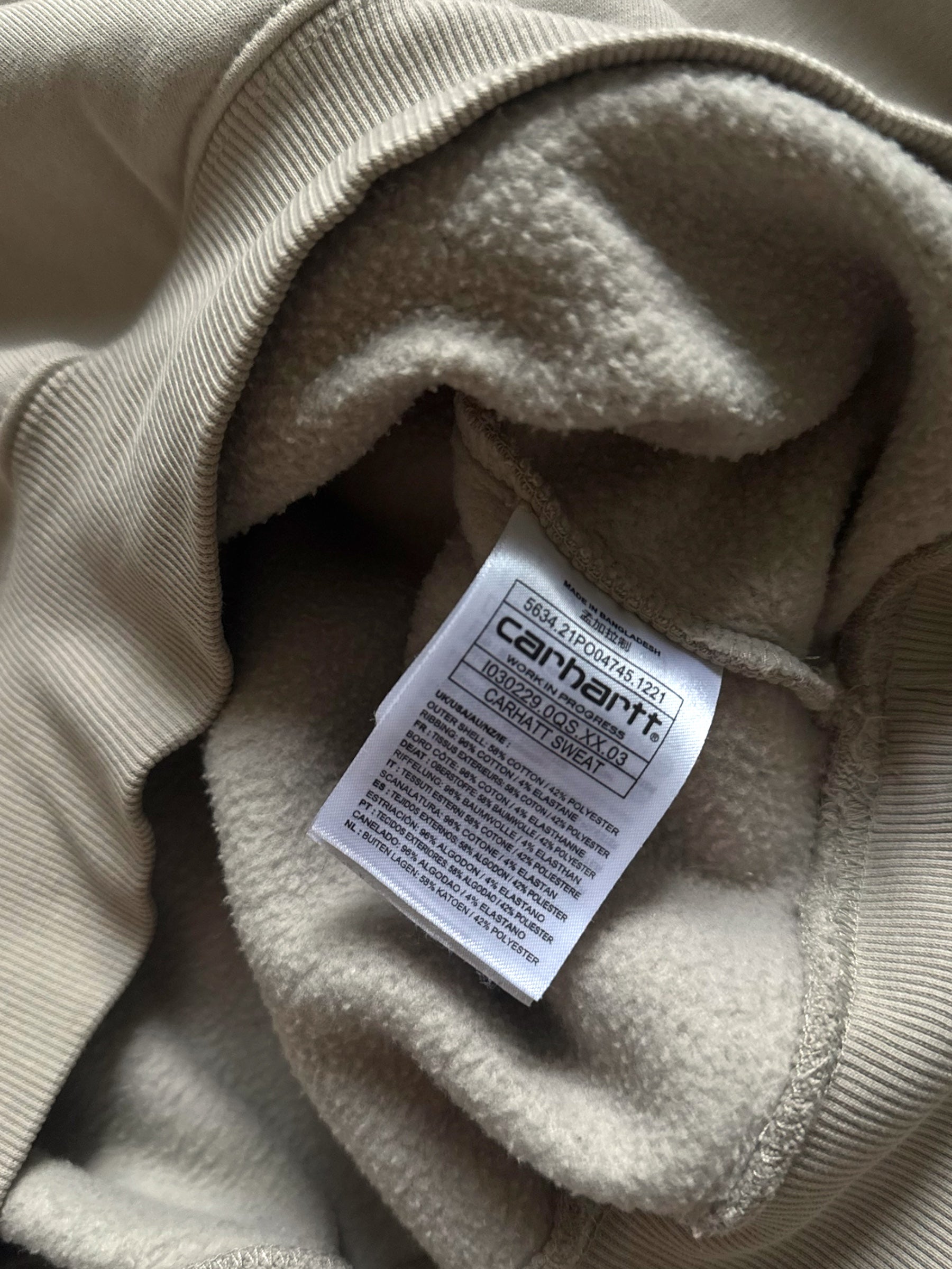 CARHARTT LOGO SWEATSHIRT