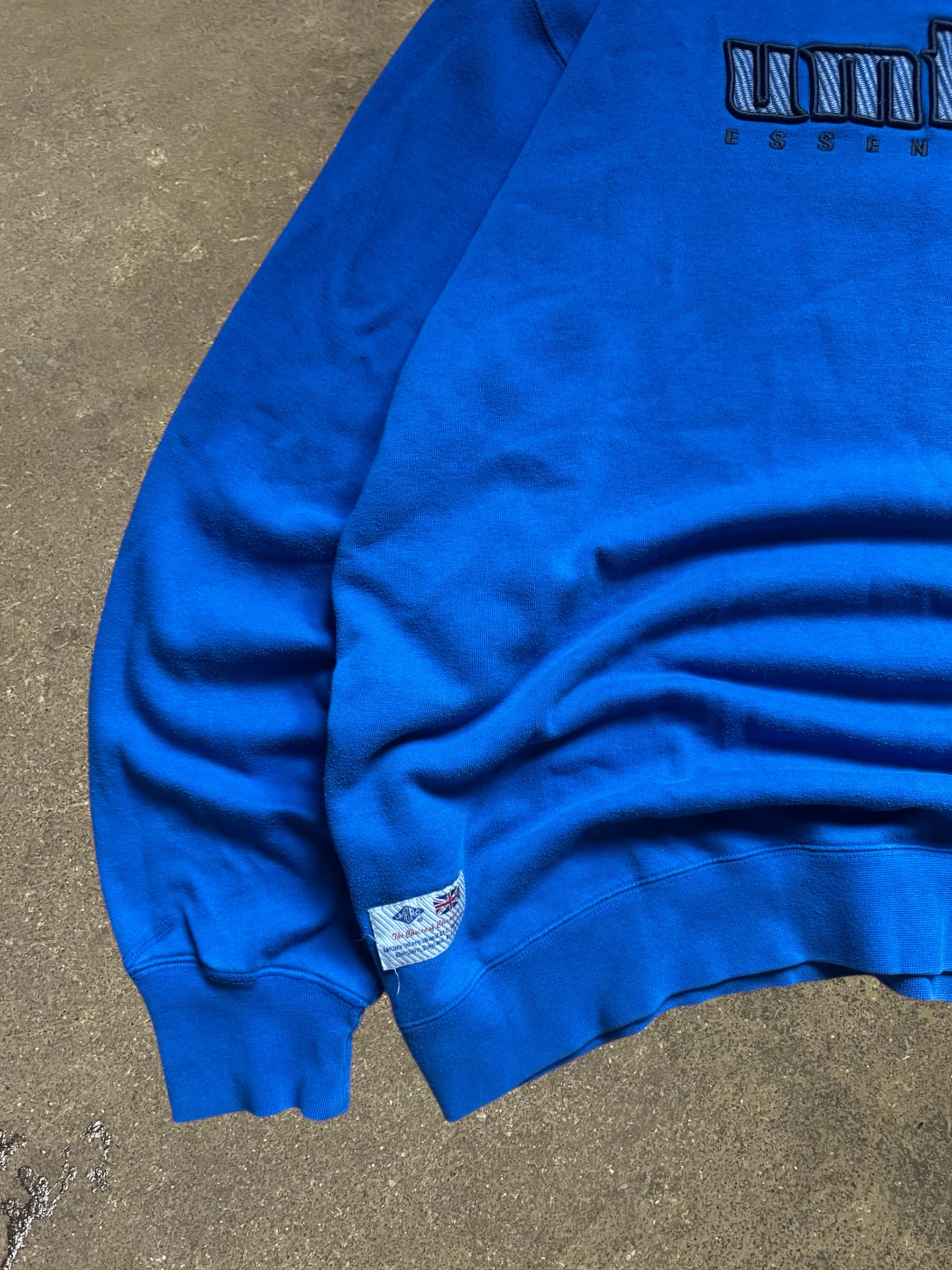 VINTAGE BLUE UMBRO SWEATSHIRT