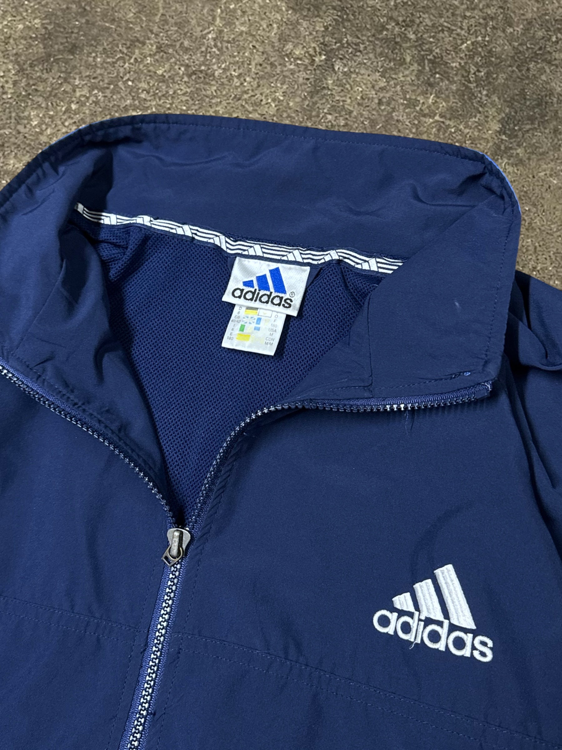 VINTAGE 90S BLUE ADIDAS WINDBREAKER