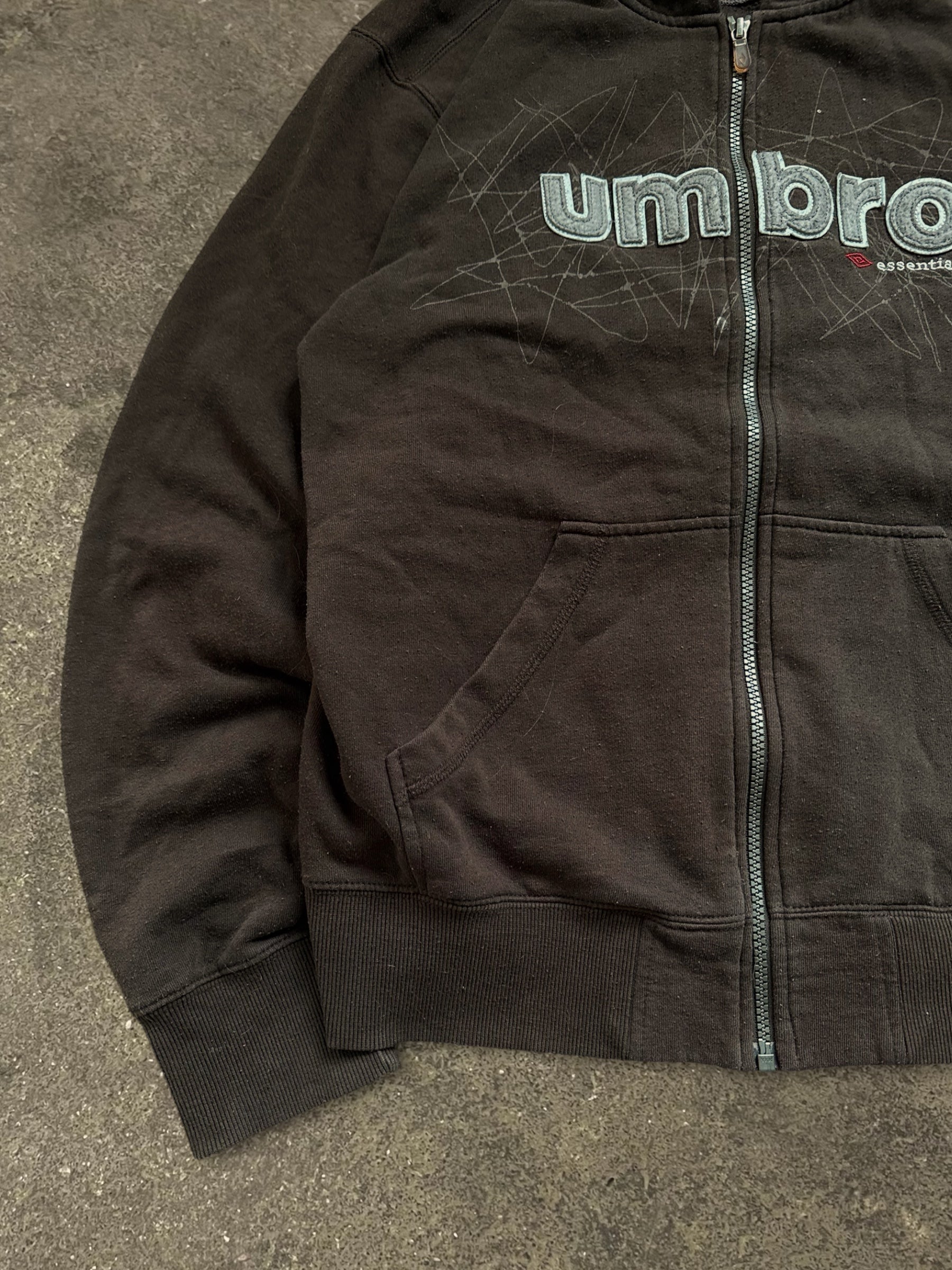 VINTAGE UMBRO ZIP-UP HOODIE