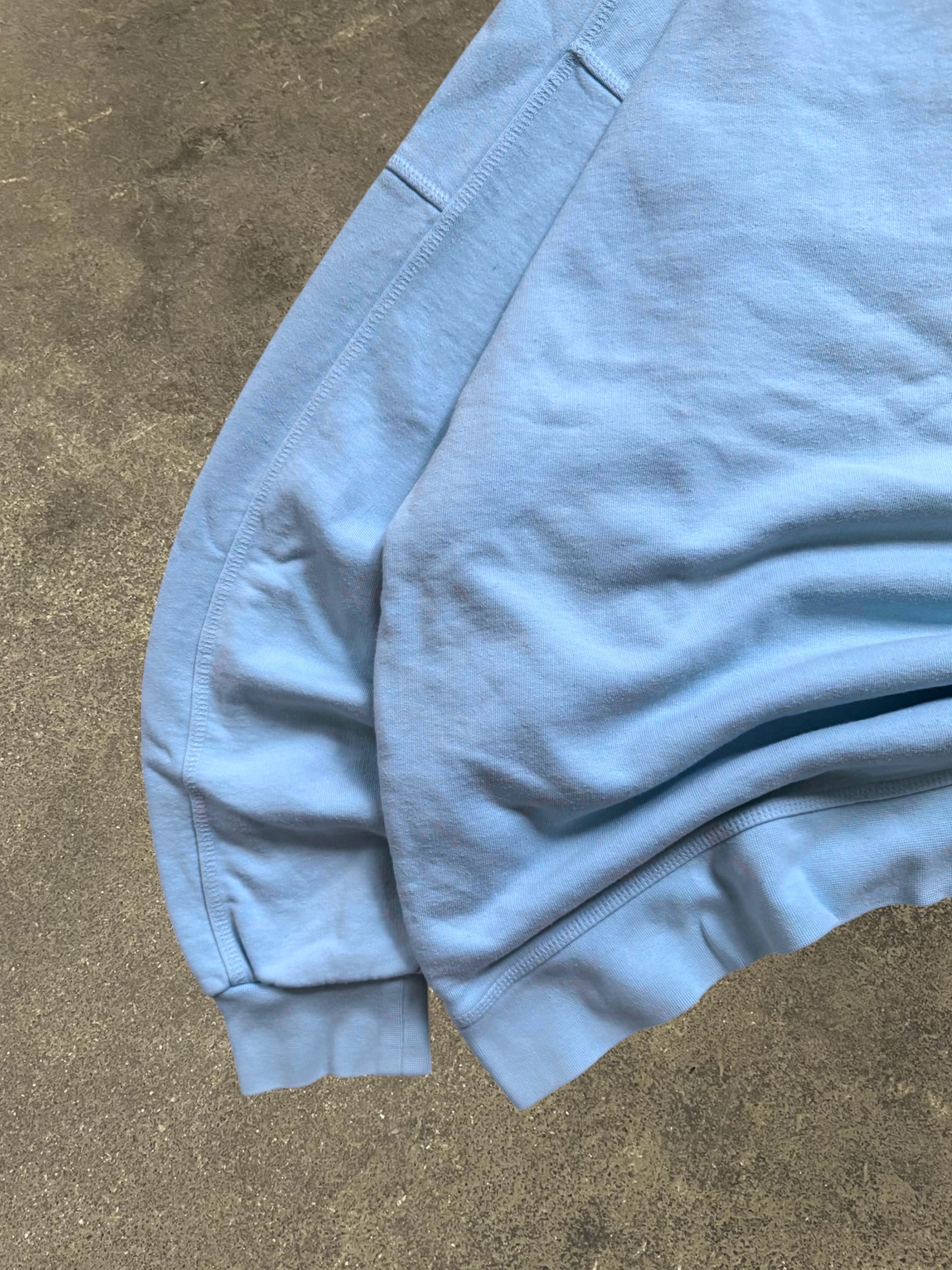 VINTAGE BLUE RUSSELL V-NECK SWEATSHIRT