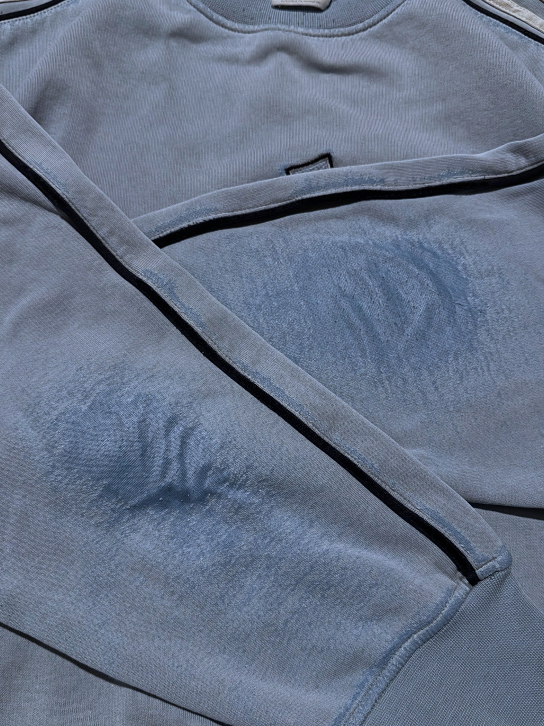 VINTAGE 00S ADIDAS BABY BLUE SWEATSHIRT