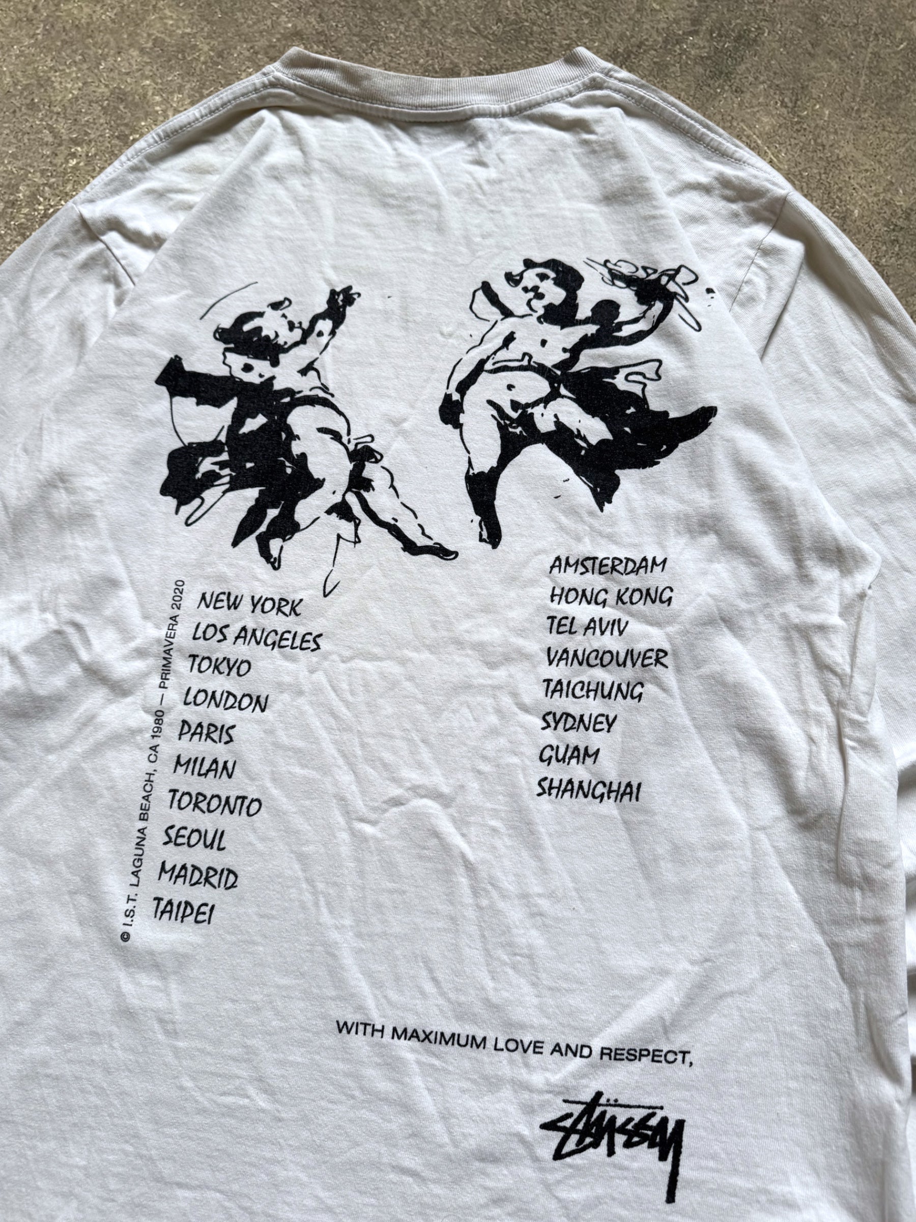 STÜSSY PIGMENT DYED ANGELS LONGSLEEVE