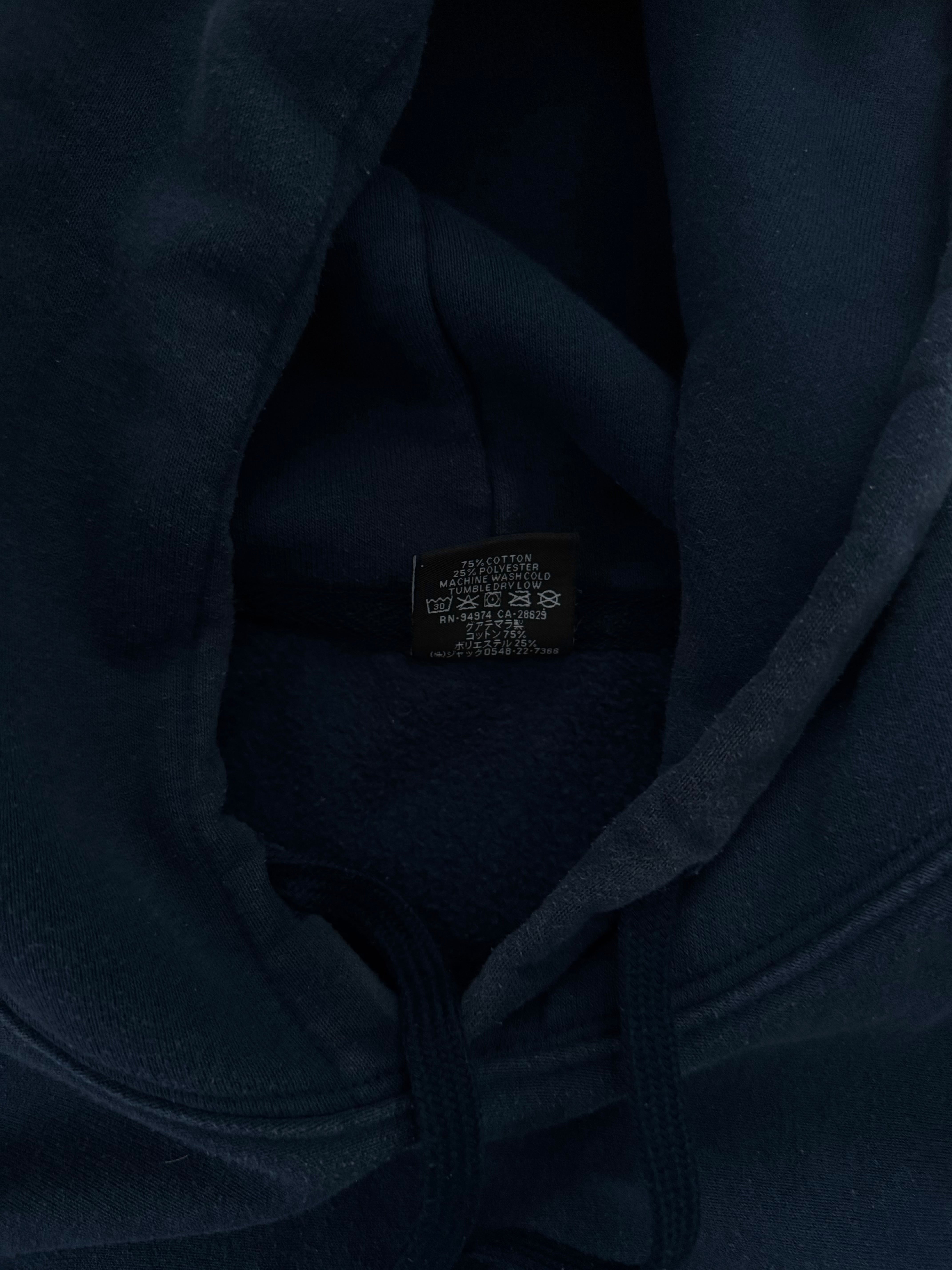 STÜSSY NAVY BASIC LOGO HOODIE