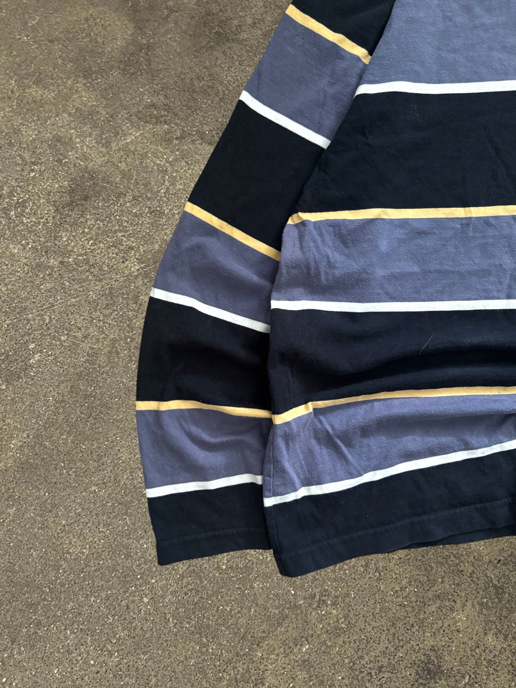 STÜSSY STRIPED STOCK LOGO LONGSLEEVE
