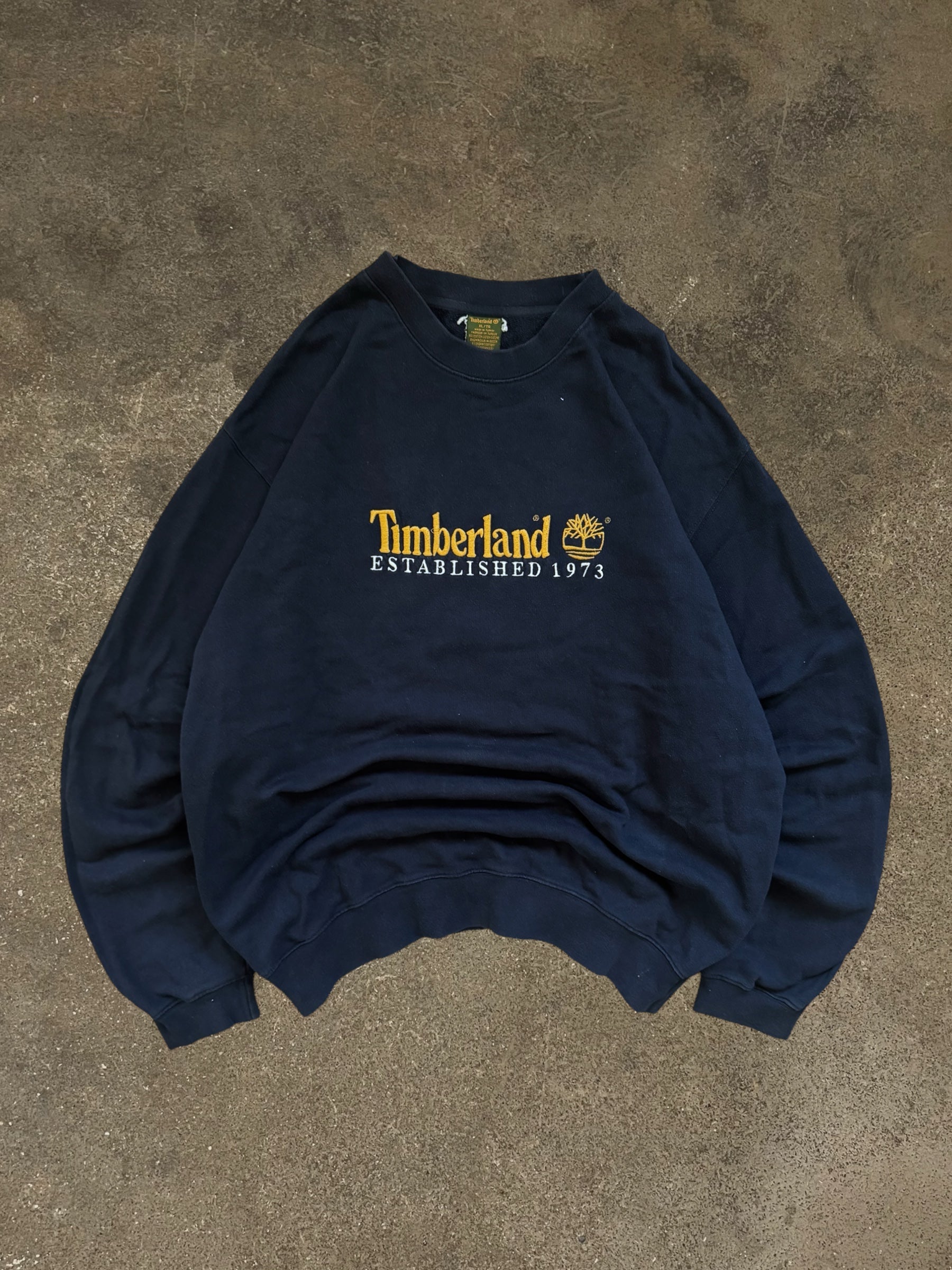 VINTAGE NAVY TIMBERLAND SWEATSHIRT