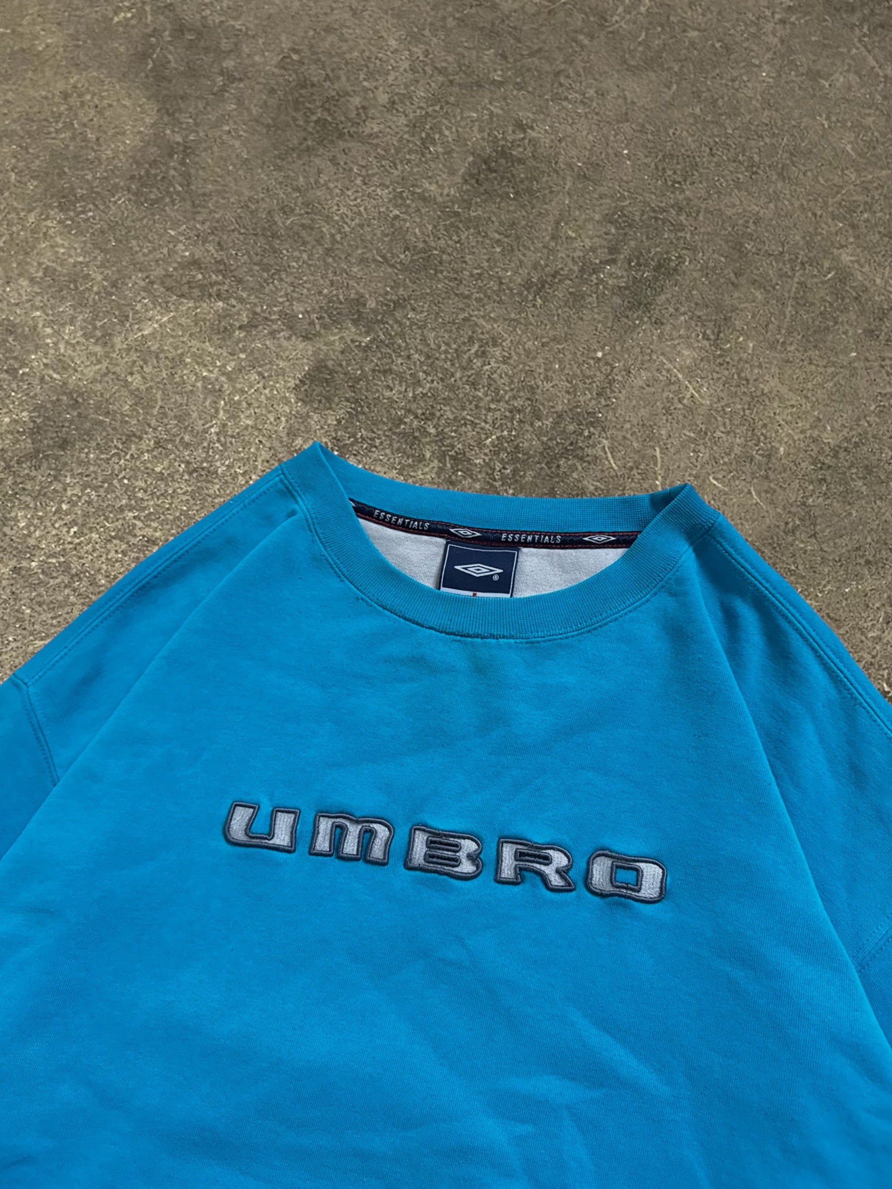 VINTAGE BLUE UMBRO LOGO SWEATSHIRT