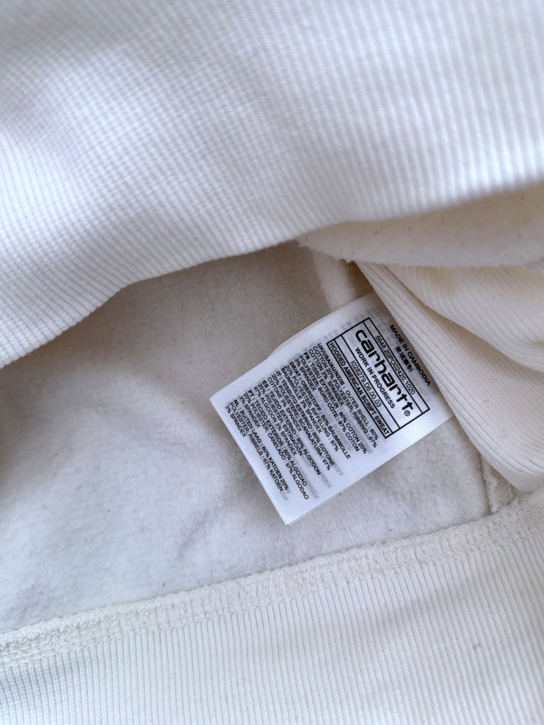 CARHARTT AMERICAN SCRIPT HOODIE