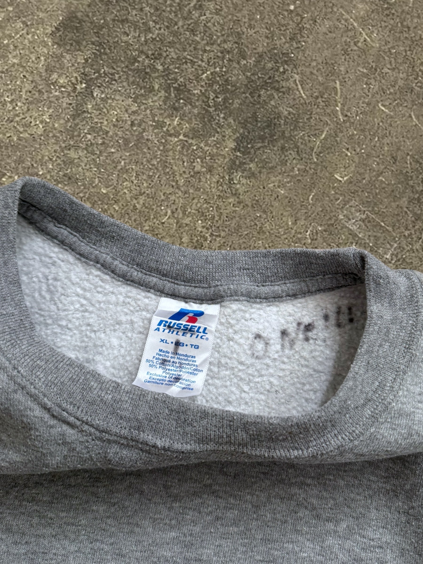VINTAGE GREY RUSSELL ATHLETIC BLANK SWEATSHIRT