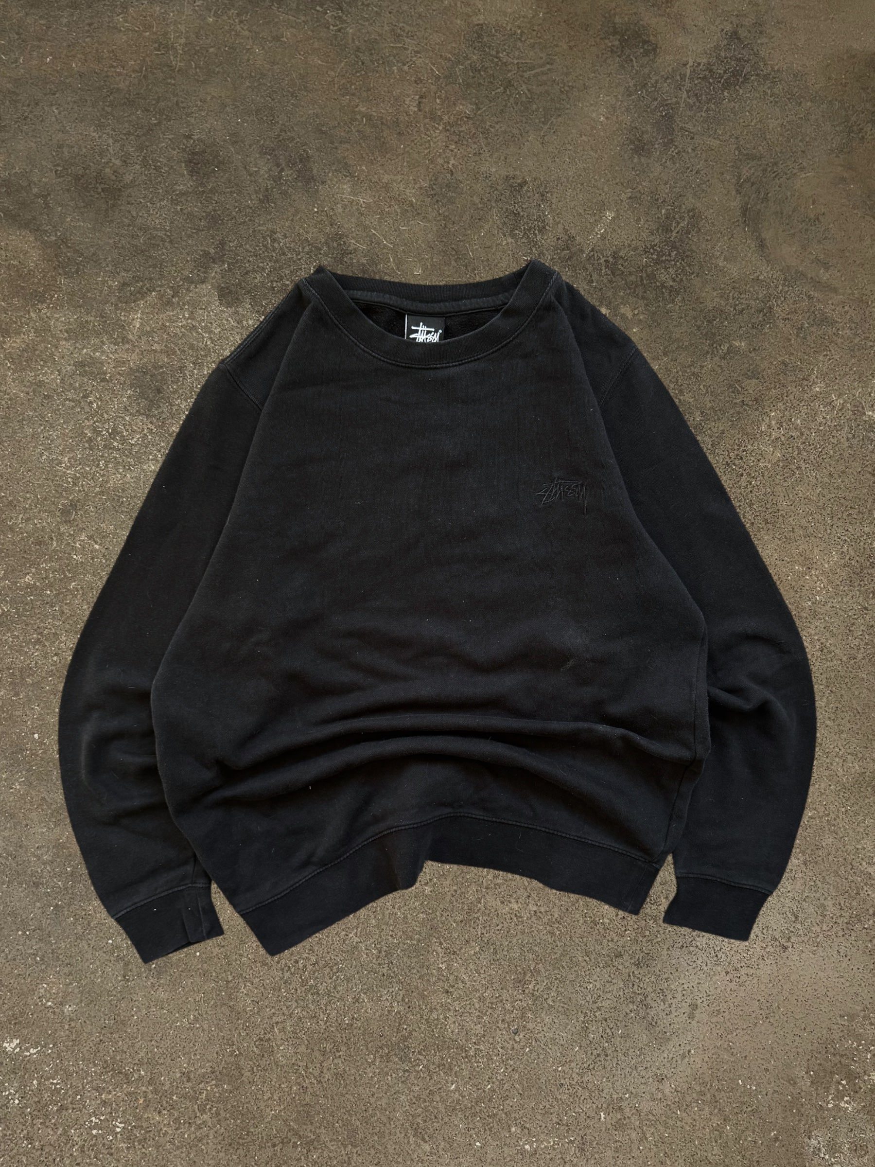 VINTAGE STÜSSY EMBROIDERED LOGO SWEATSHIRT