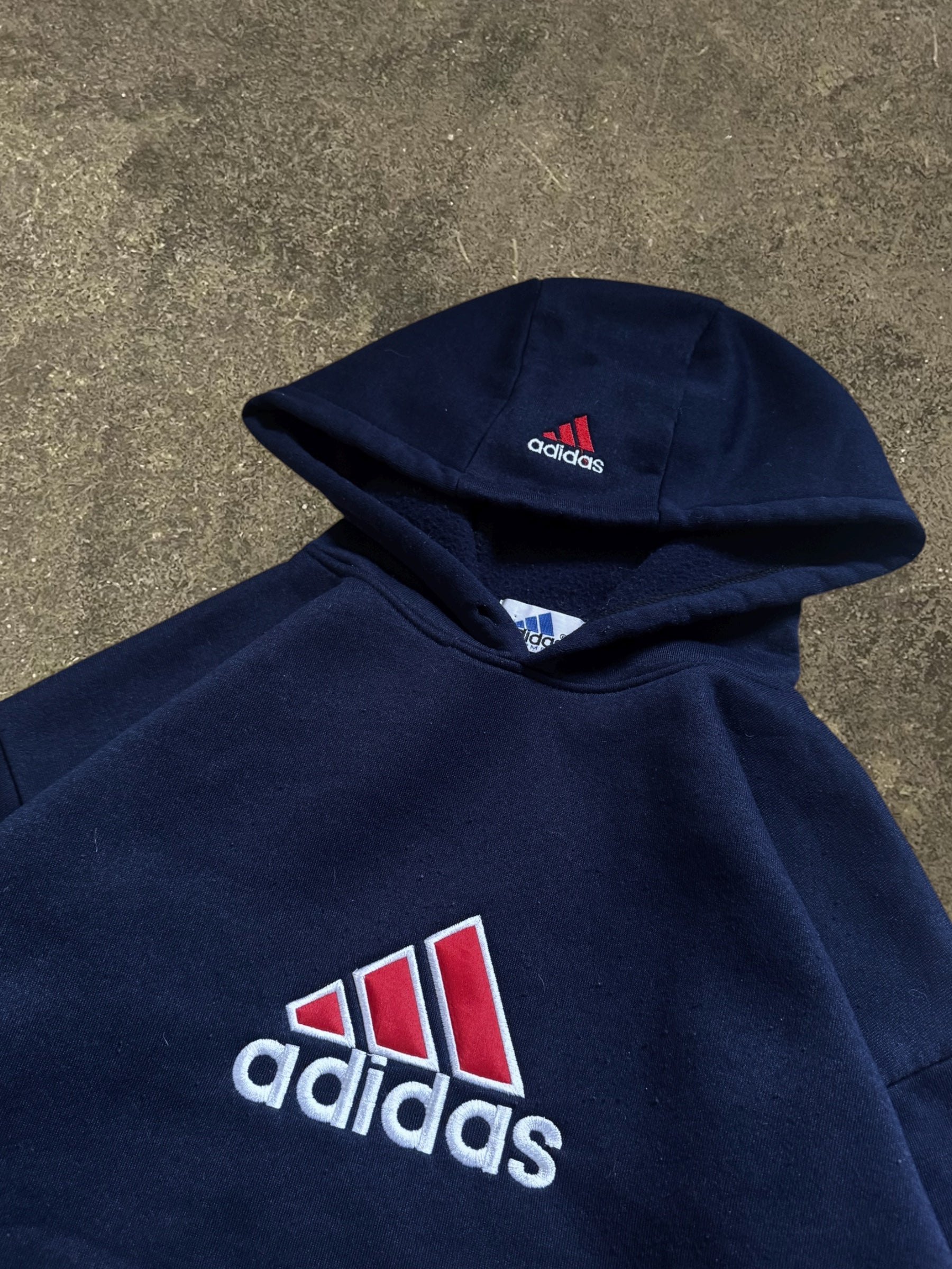 VINTAGE ADIDAS EQUIPMENT LOGO HOODIE