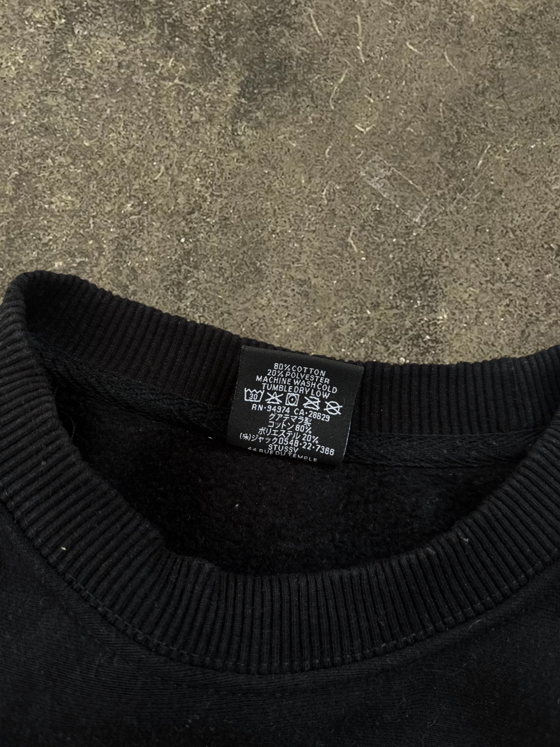 STÜSSY BLACK DRAGON SWEATSHIRT