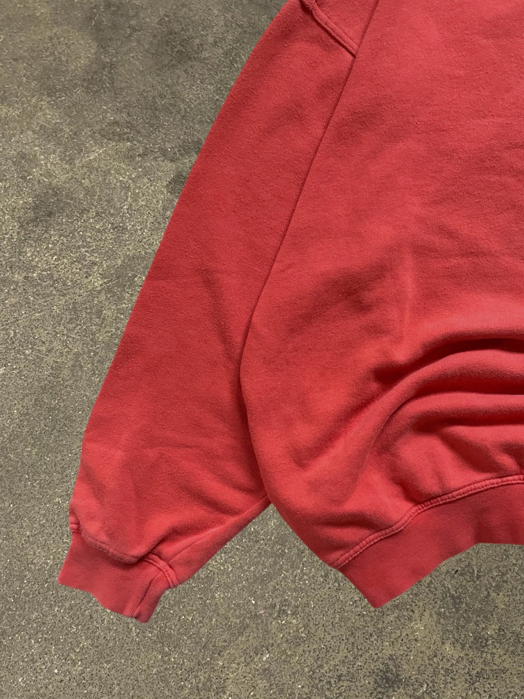 VINTAGE 90S ORANGE ADIDAS SWEATSHIRT