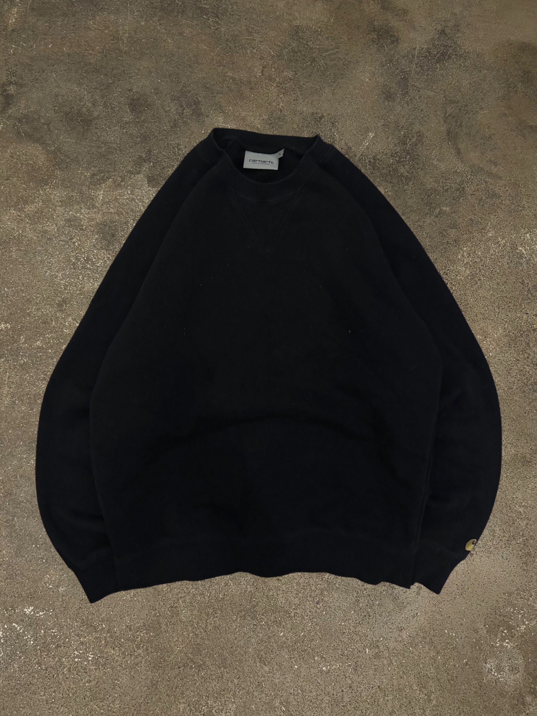 CARHARTT BLACK CHASE SWEATSHIRT