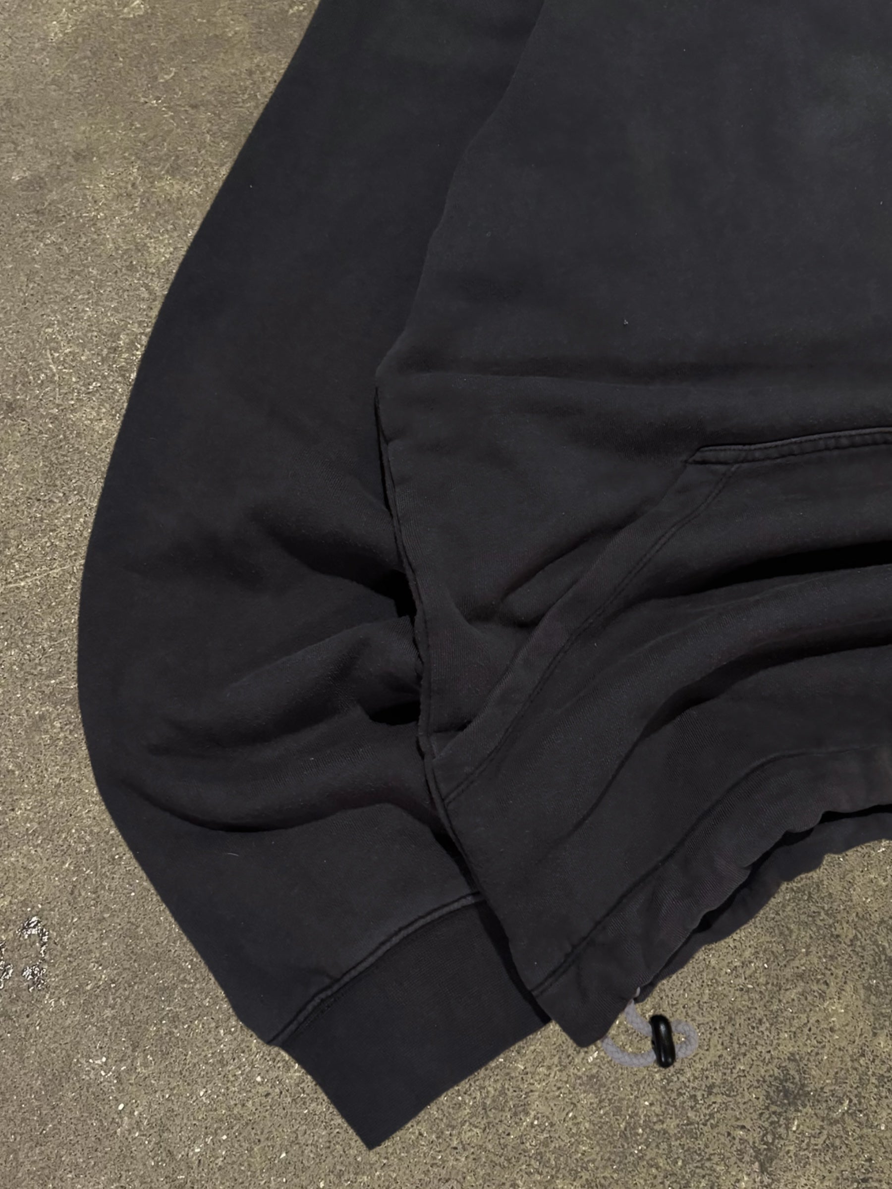 VINTAGE STÜSSY TWO TONE BASIC LOGO HOODIE
