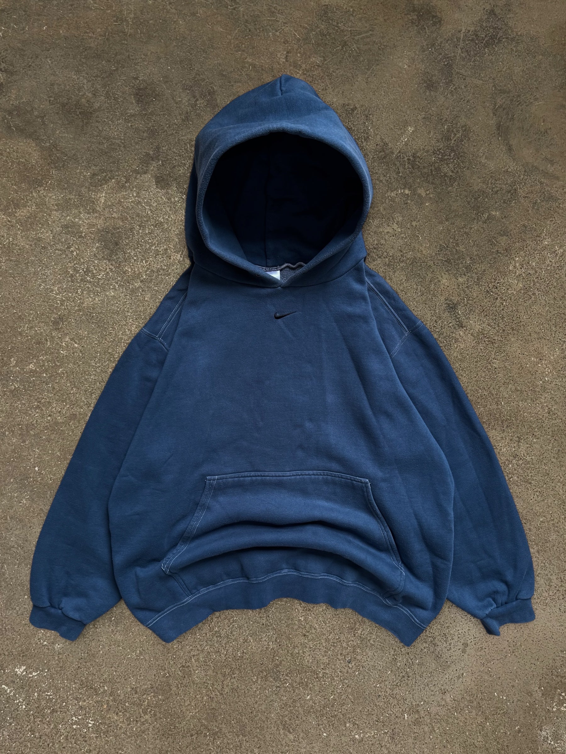 RARE VINTAGE 90S NIKE MIDDLE SWOOSH HOODIE