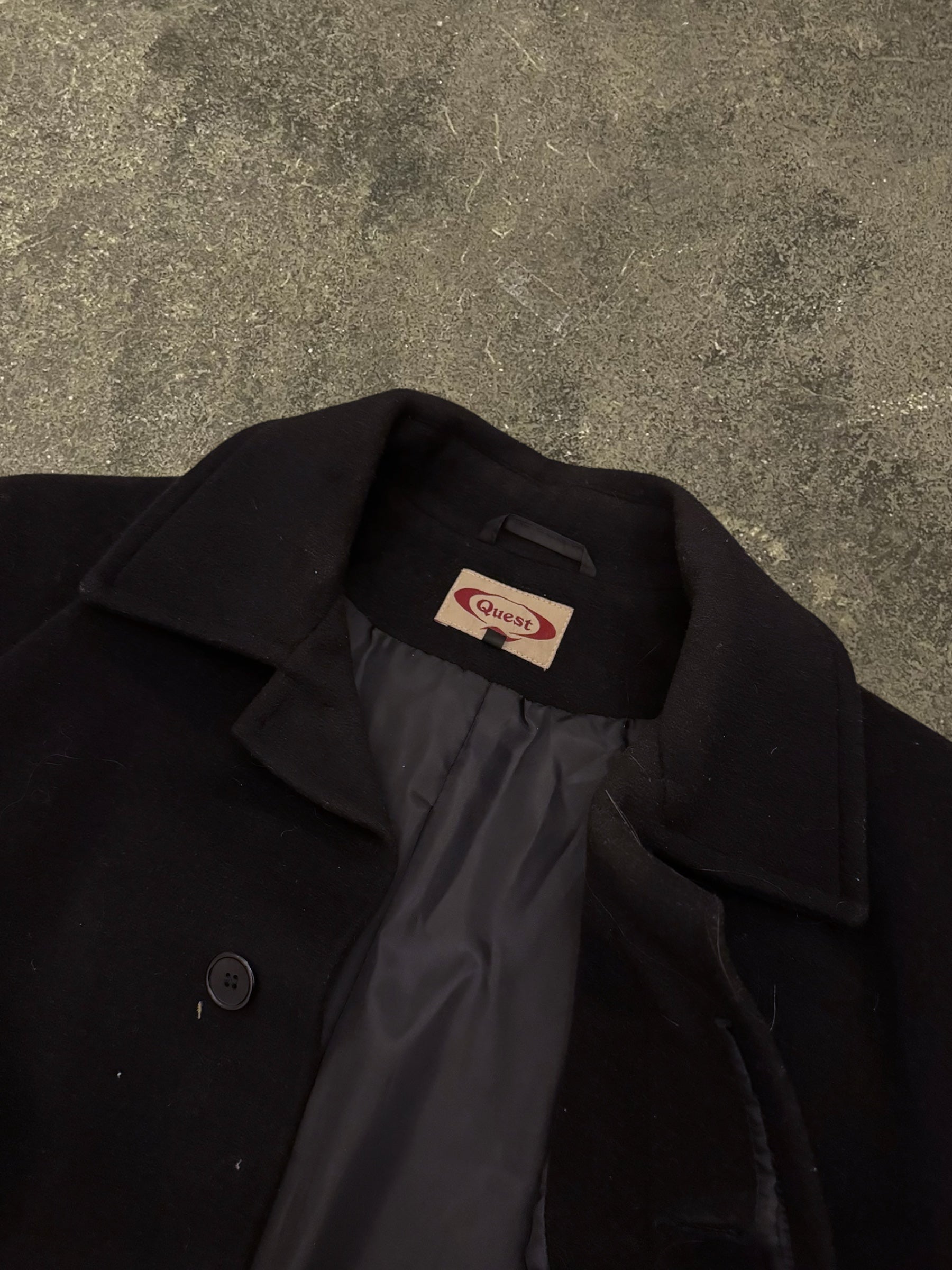 VINTAGE WOOL TRENCH COAT